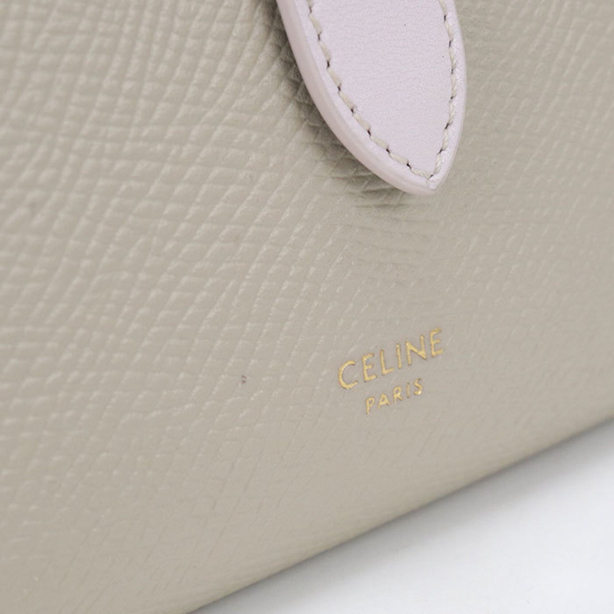Celine Beige Leather Wallet (Bi-Fold) (Pre-Owned)