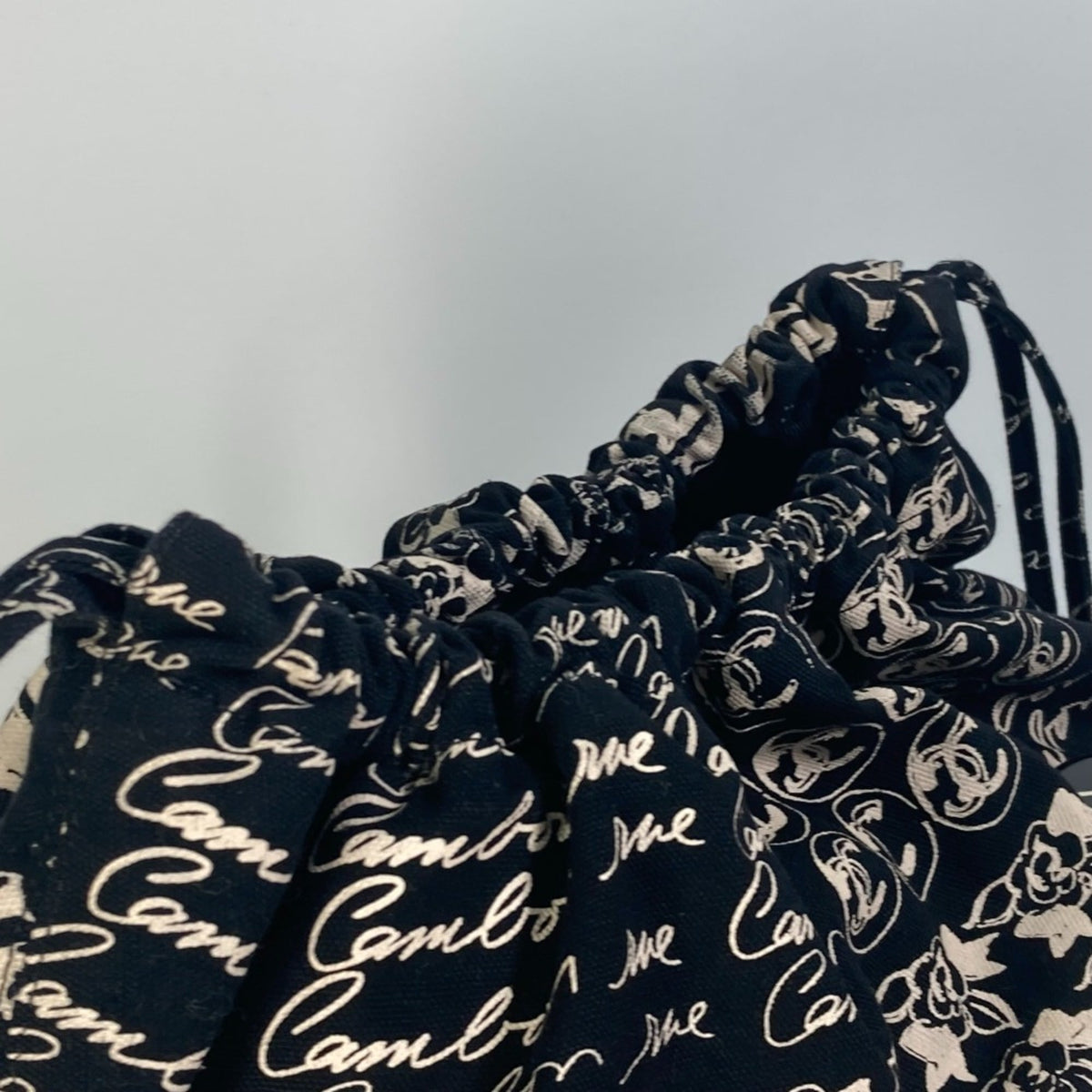 Chanel Black Cloth Tote Bag (Pre-Owned)