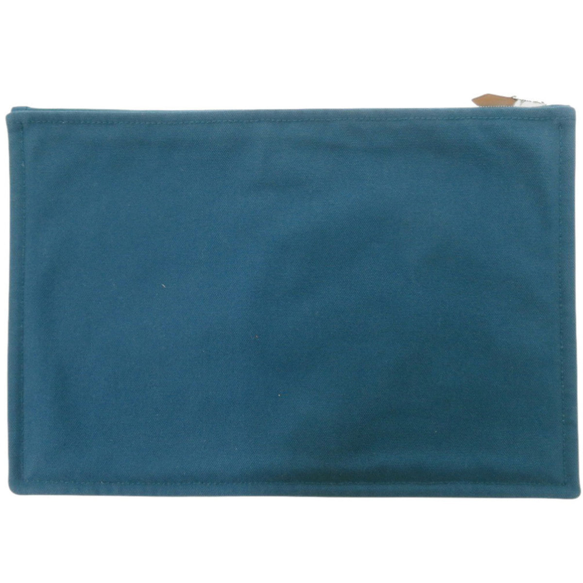 Hermes Blue Cotton Pouch (Pre-Owned)