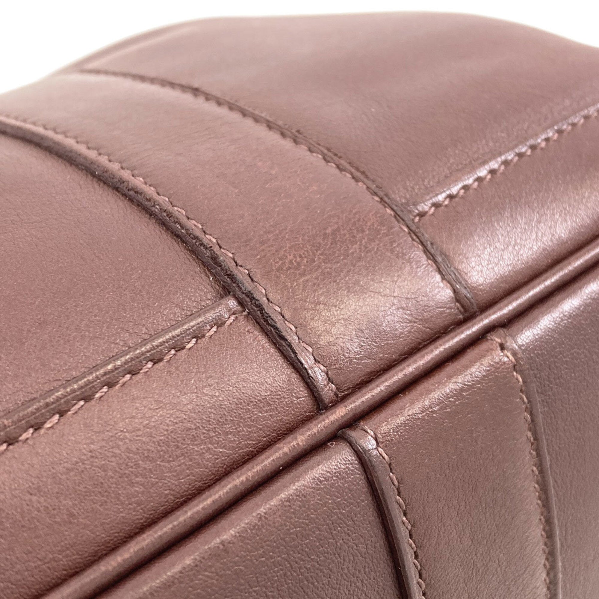 Hermes Garden Brown Swift Leather Handbag (Pre-Owned)