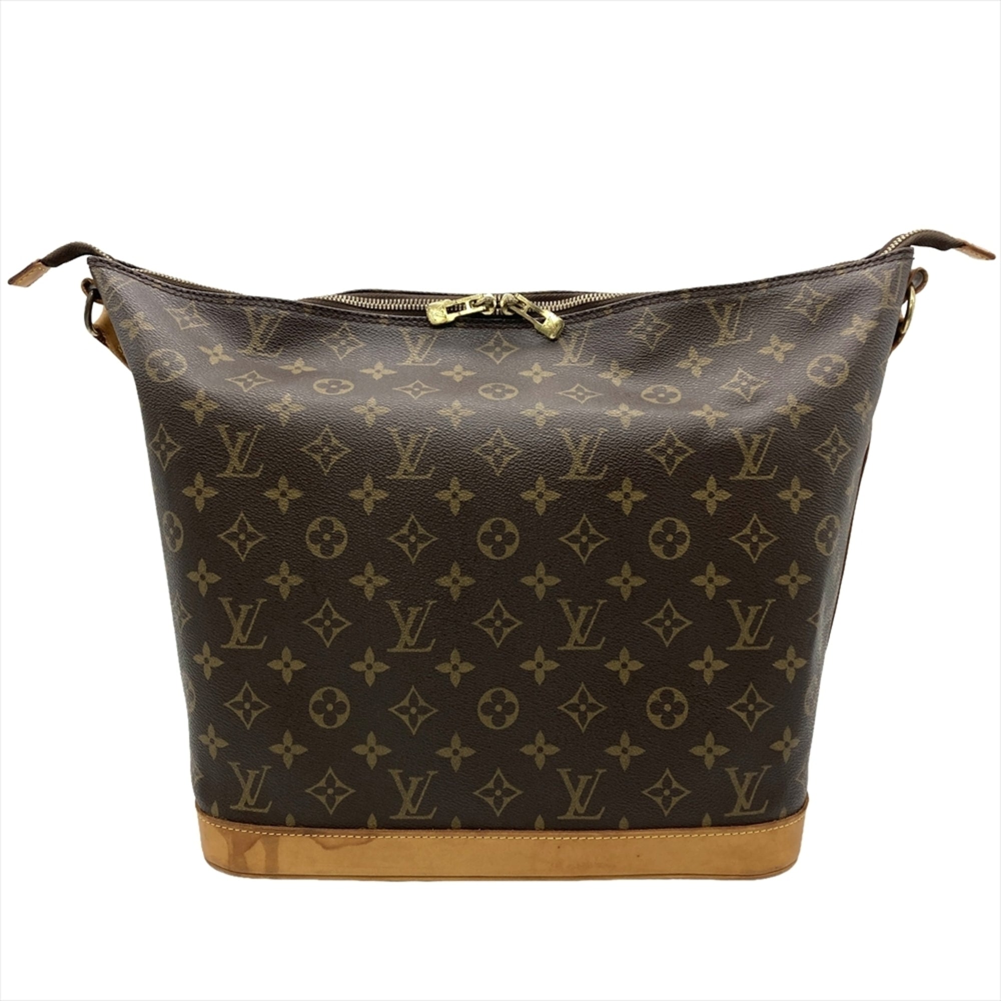 Louis Vuitton Brown Monogram Canvas Shoulder Bag (Pre-Owned)