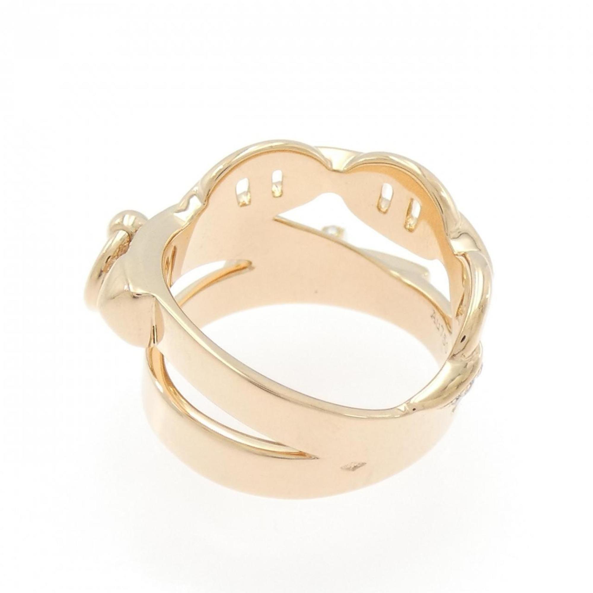 Hermes Pink Gold Pink Gold (18K) Band Ring (Pre-Owned)