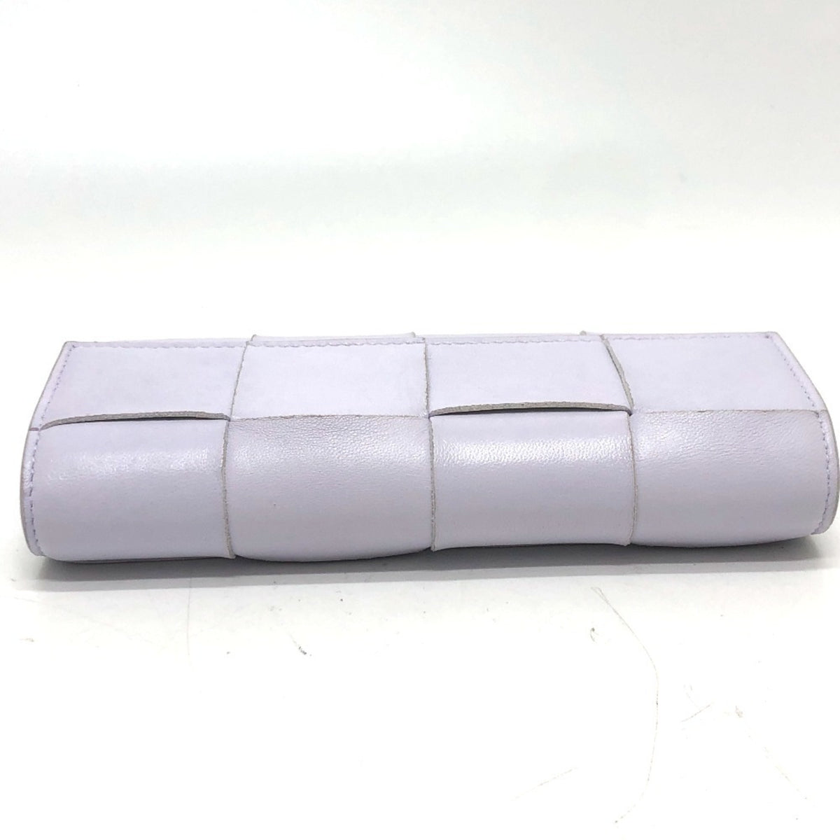 Bottega Veneta Purple Leather Long Wallet (Bi-Fold) (Pre-Owned)