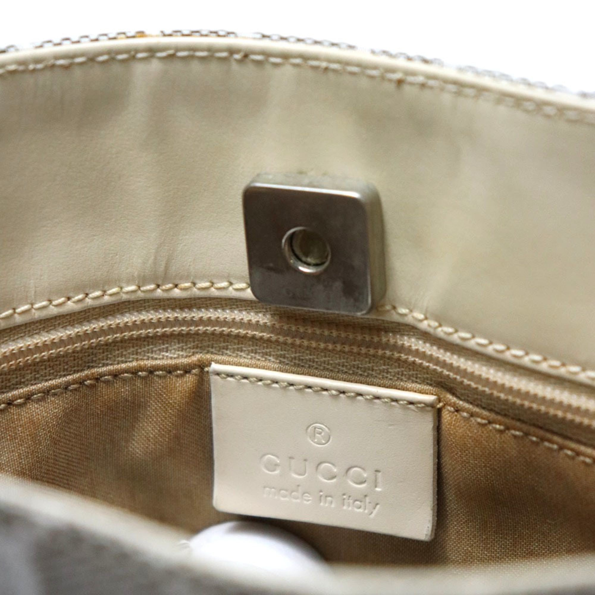 Gucci Gray Gg Canvas Tote Bag (Pre-Owned)