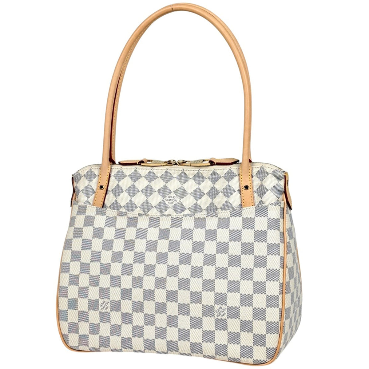 Louis Vuitton White Damier Azur Shoulder Bag (Pre-Owned)