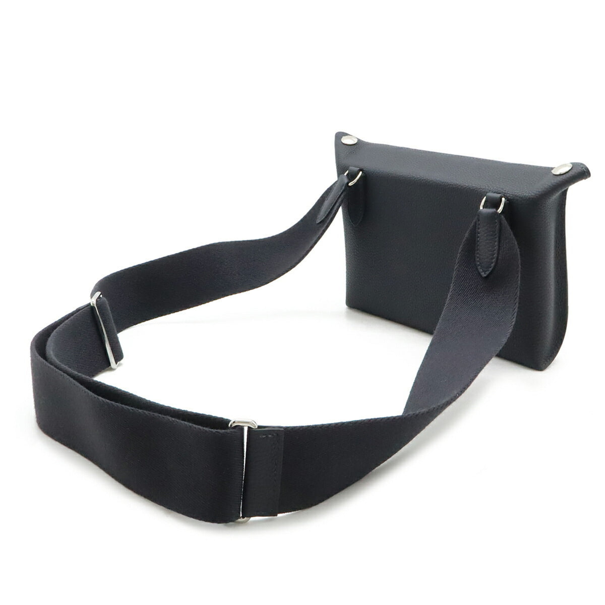 Hermes Black Togo Leather Shoulder Bag (Pre-Owned)