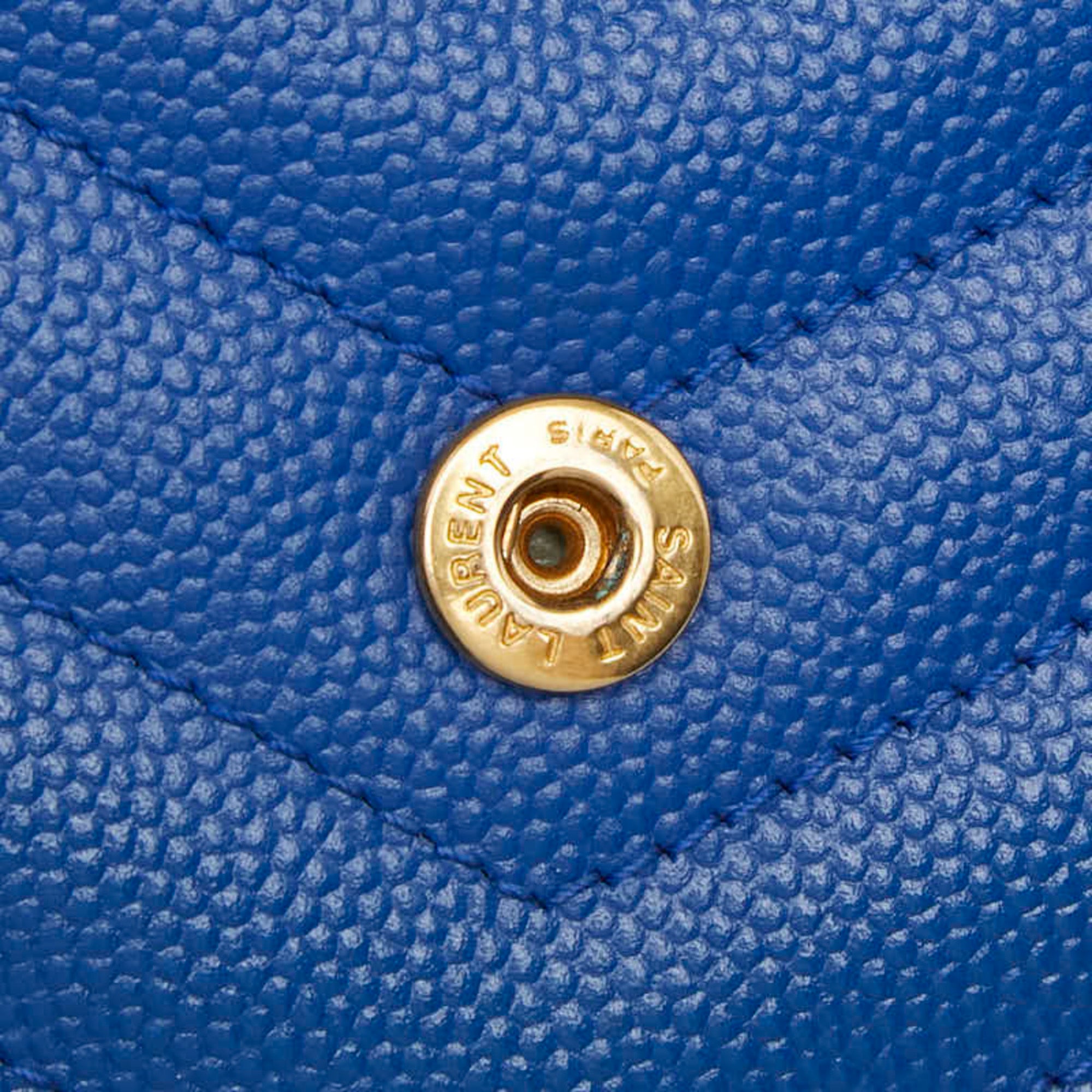 Saint Laurent Blue Leather Shoulder Bag (Pre-Owned)