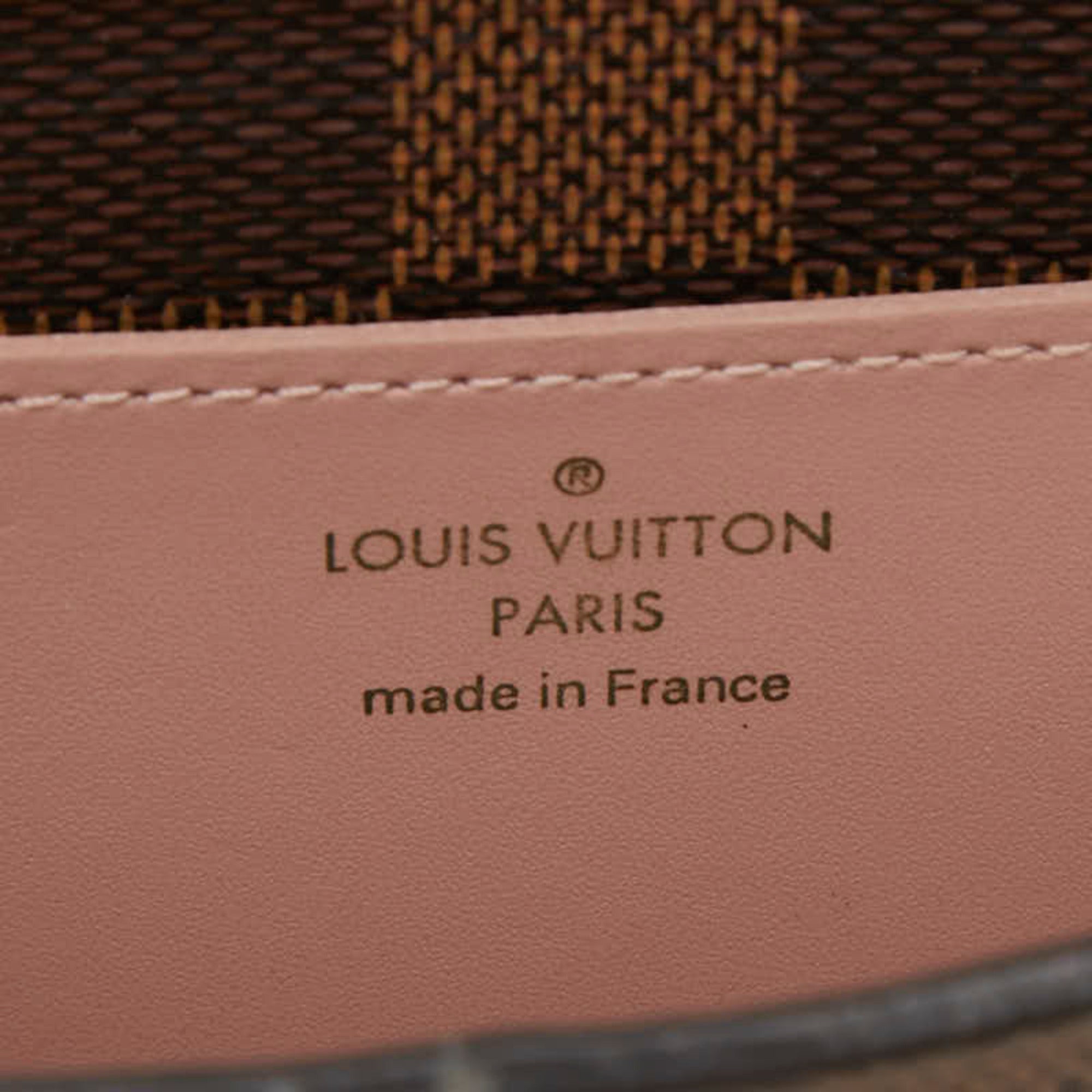 Louis Vuitton Brown Rose Ballerine Pvc Leather Chain/Shoulder Wallet (Pre-Owned)