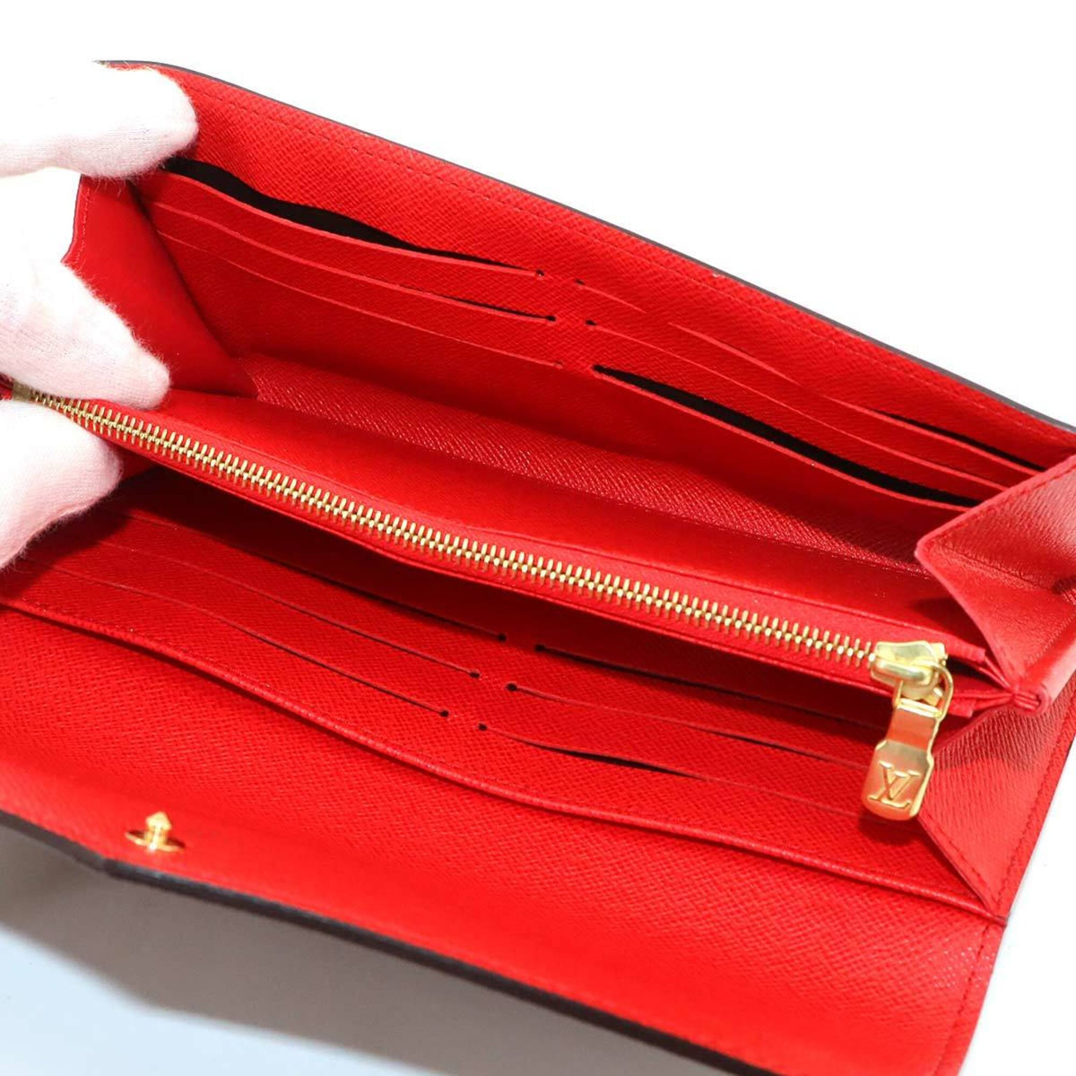 Louis Vuitton Brown Coquelicots Monogram Monogram Long Wallet (Bi-Fold) (Pre-Owned)