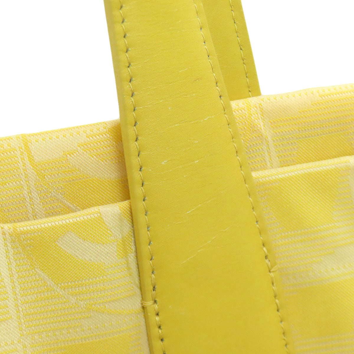 Chanel Yellow Nylon Tote Bag (Pre-Owned)