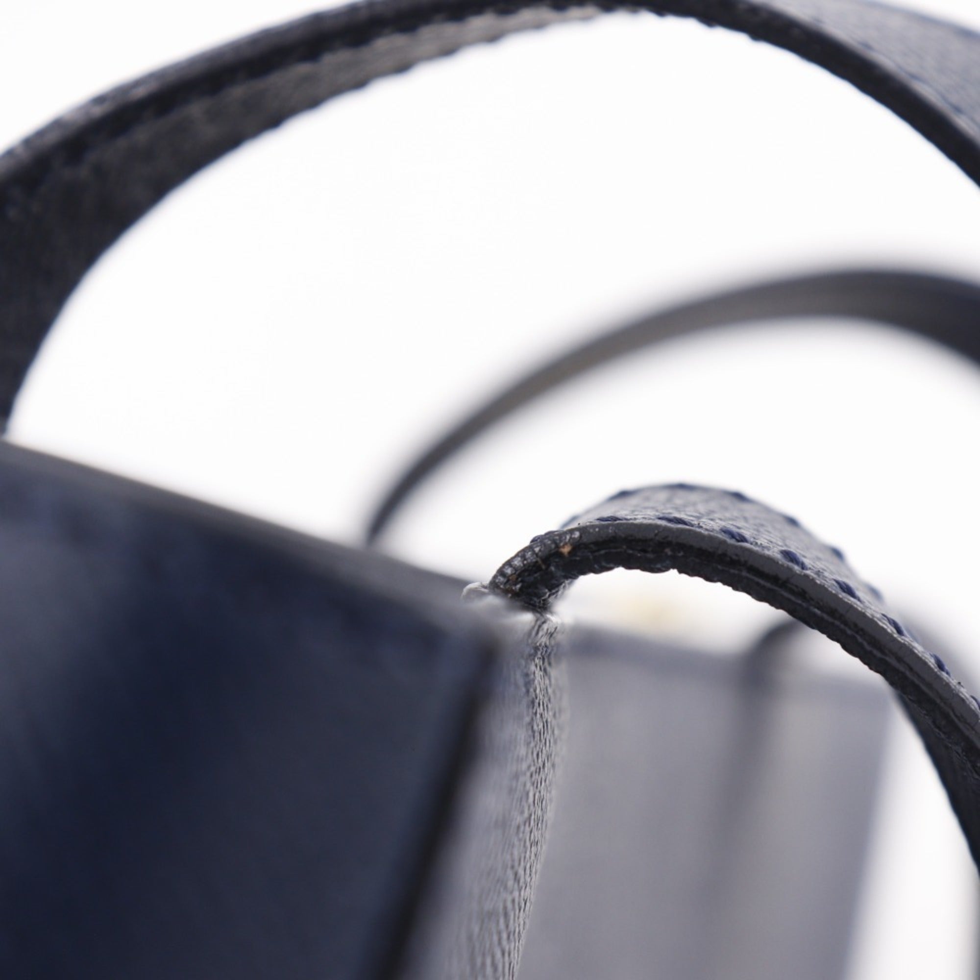 Celine Navy Leather Handbag (Pre-Owned)
