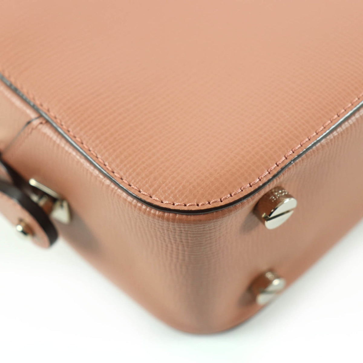 Bally Pink Leather Briefcase Handbag Shoulder Bag (Pre-Owned)