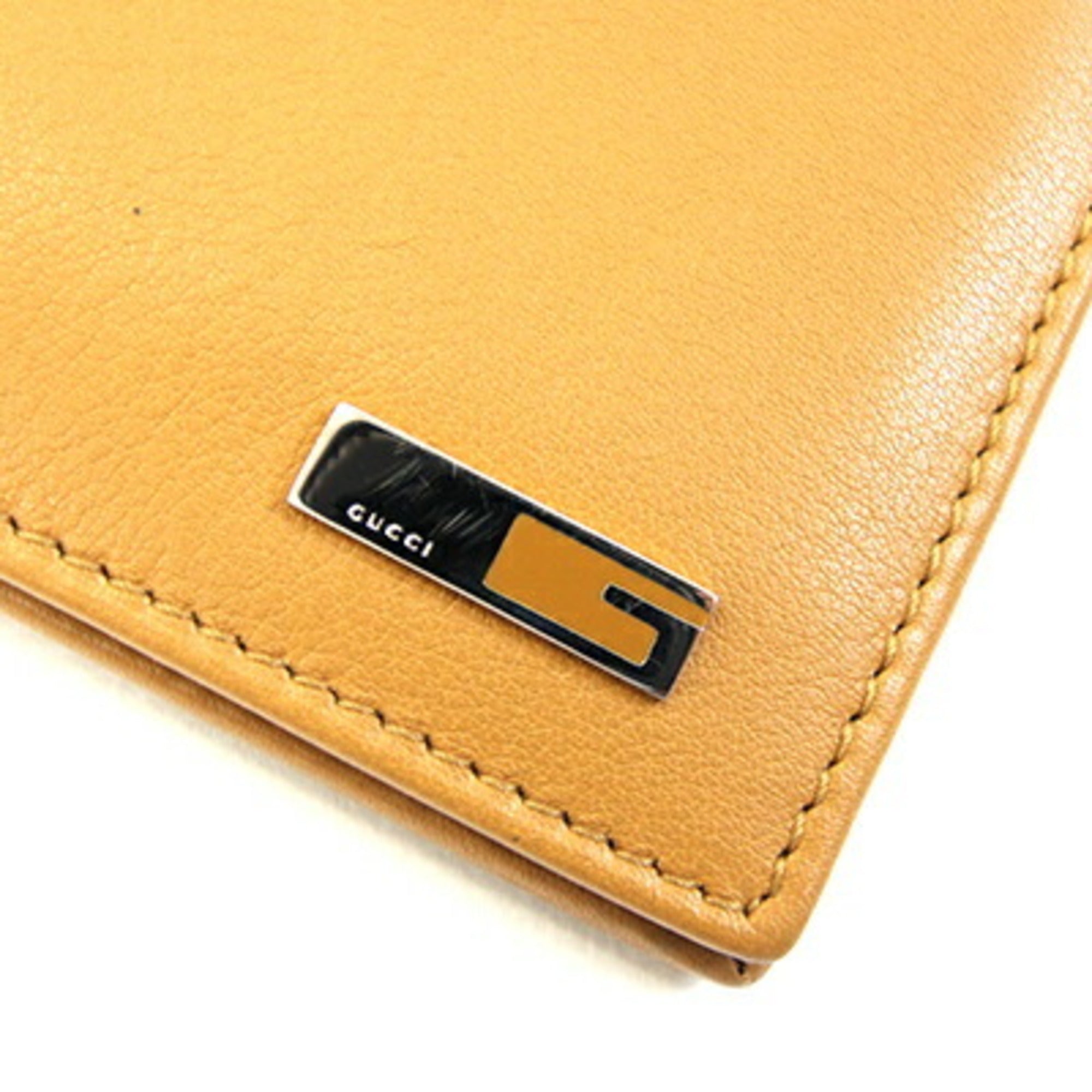 Gucci Light Brown Leather Wallet (Bi-Fold) (Pre-Owned)