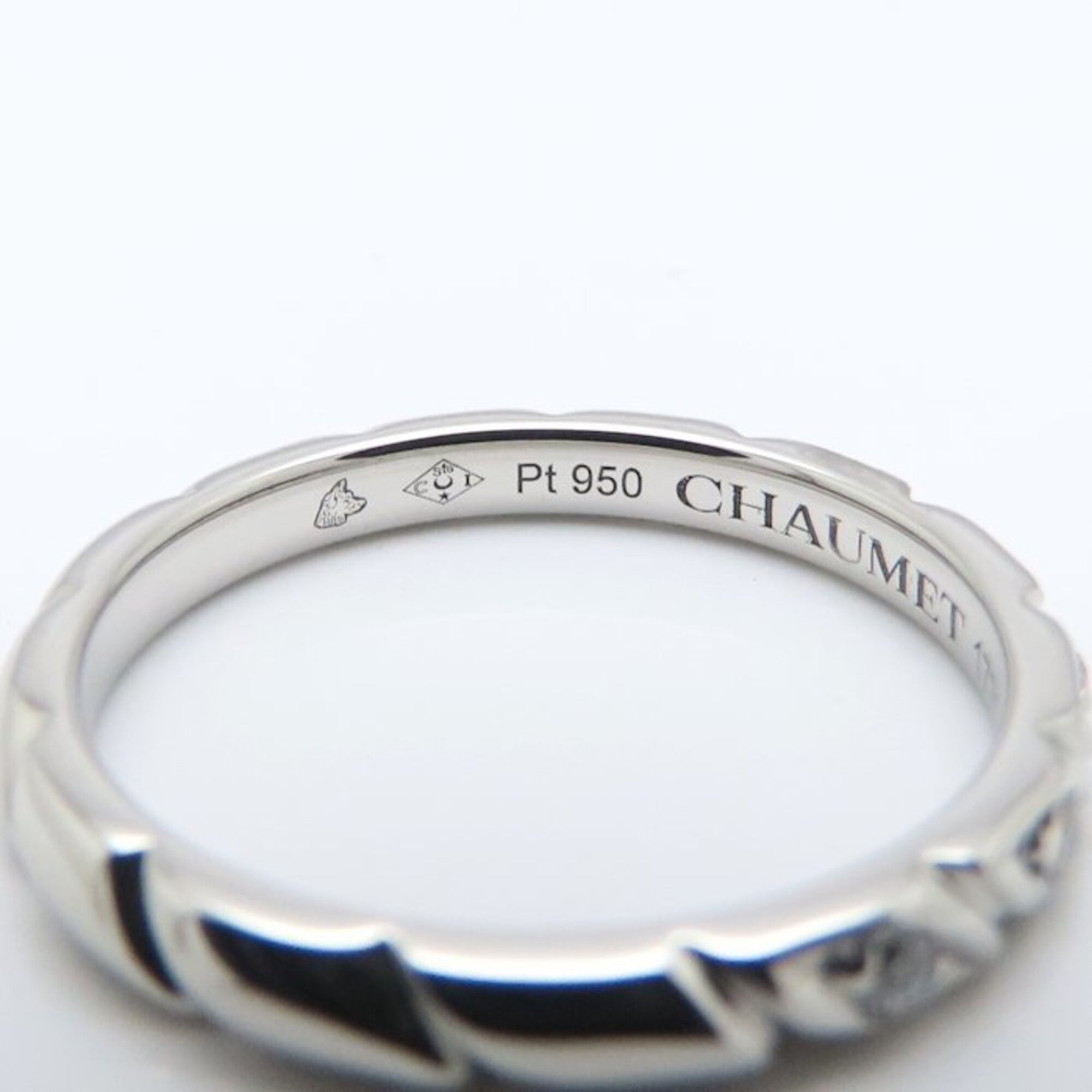 Chaumet Platinum 950 Band Ring (Pre-Owned)