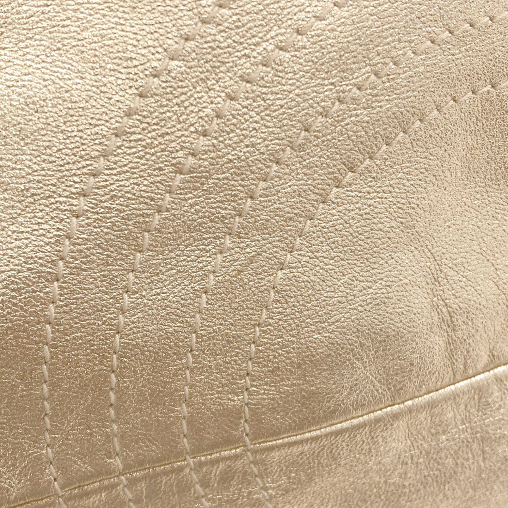 Loewe Nappa Aire Gold Leather Handbag (Pre-Owned)