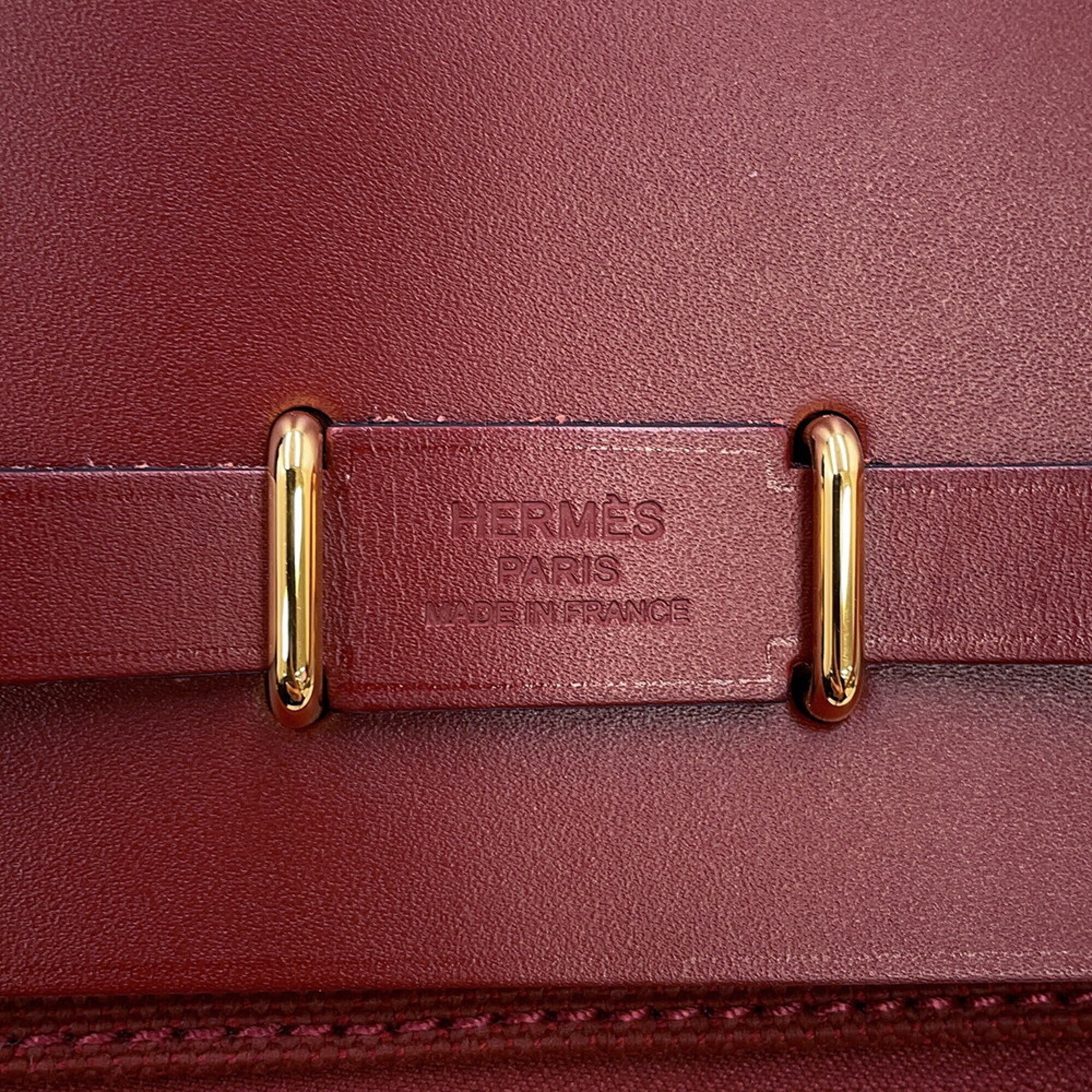 Hermes Kara Rouge H Handbag Shoulder Bag (Pre-Owned)