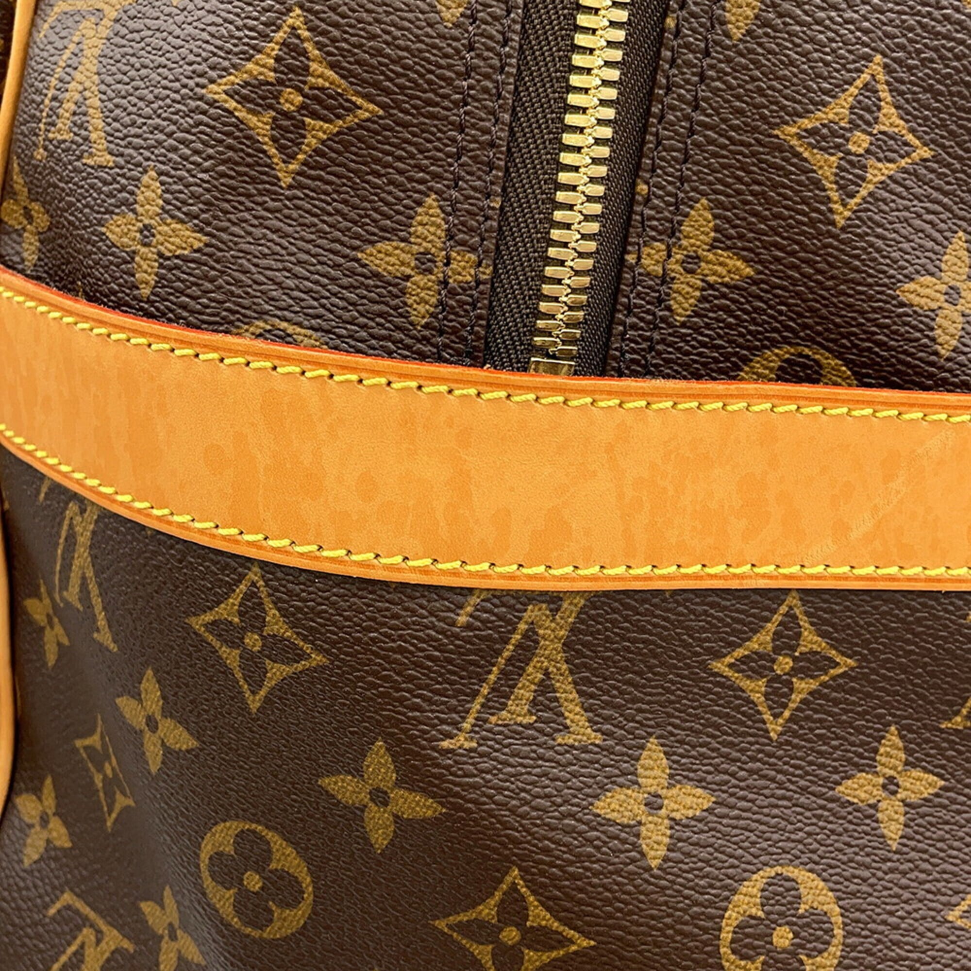 Louis Vuitton Monogram Brown Monogram Boston Bag Handbag (Pre-Owned)