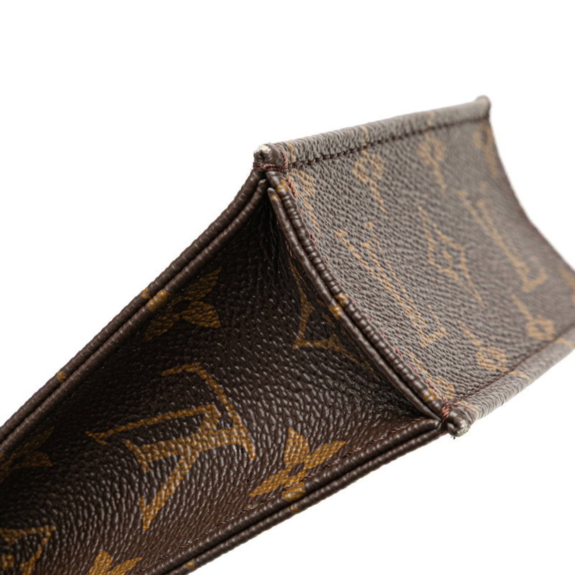 Louis Vuitton Brown Pvc Leather Handbag Shoulder Bag (Pre-Owned)