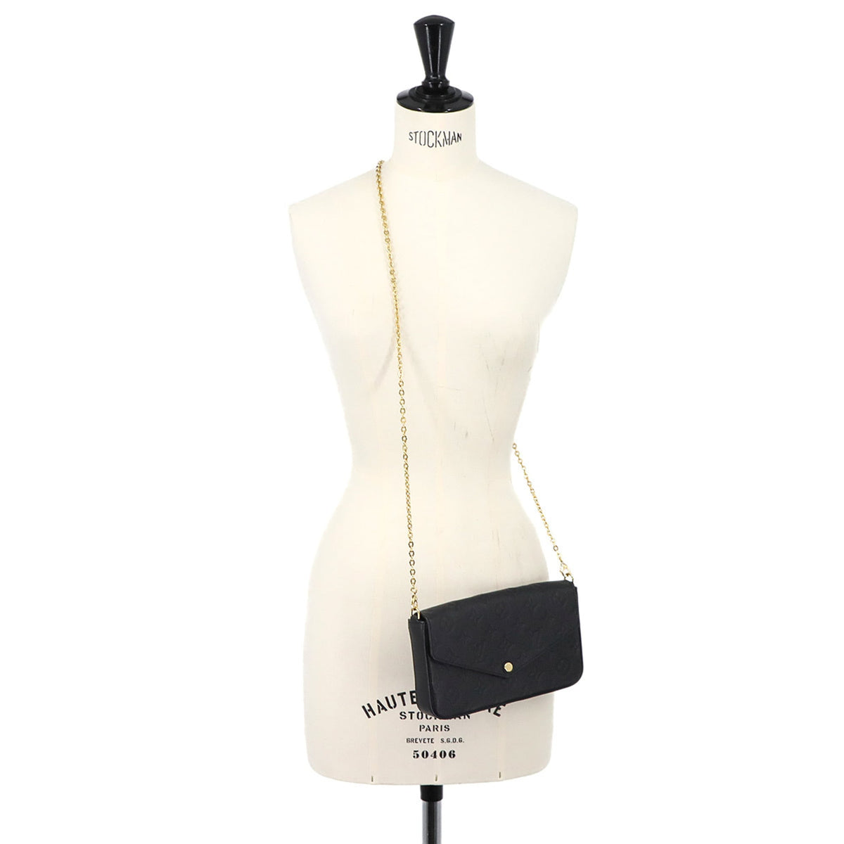 Louis Vuitton Noir Monogram Empreinte Pochette (Pre-Owned)