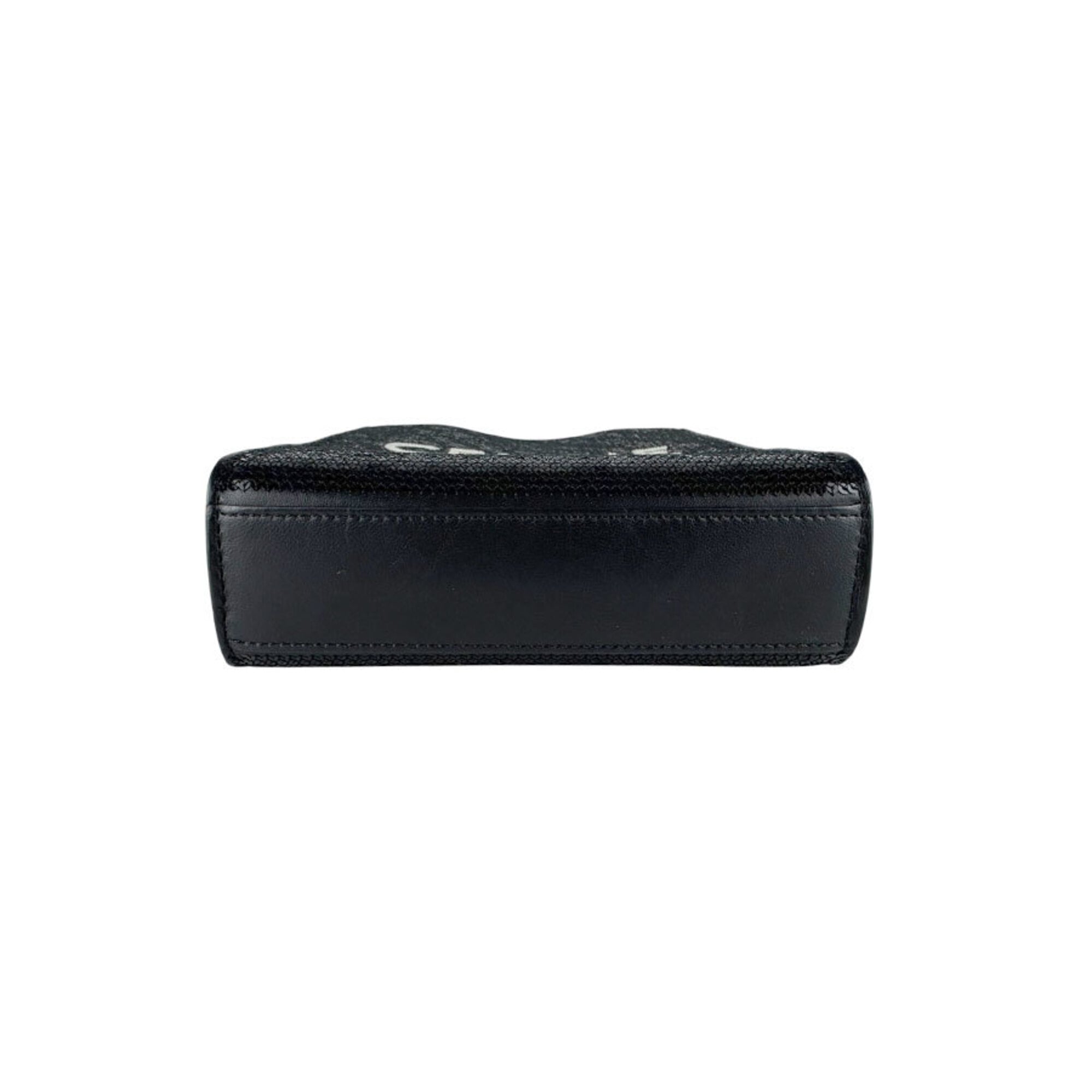 Celine Black Spangles Leather Shoulder Bag (Pre-Owned)