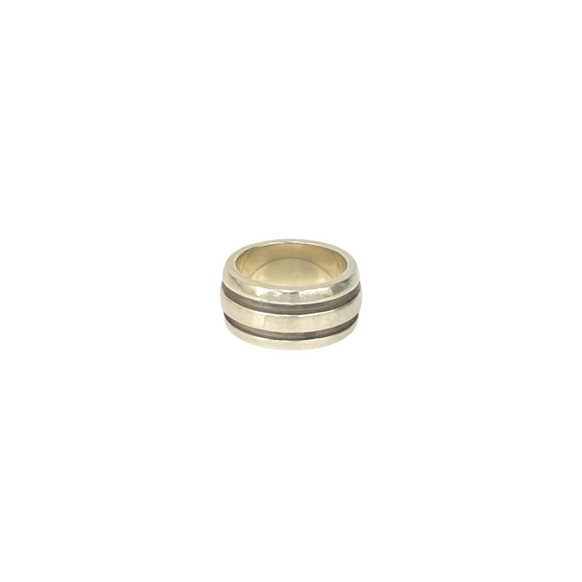 Tiffany Silver Silver 925 Band Ring (Pre-Owned)