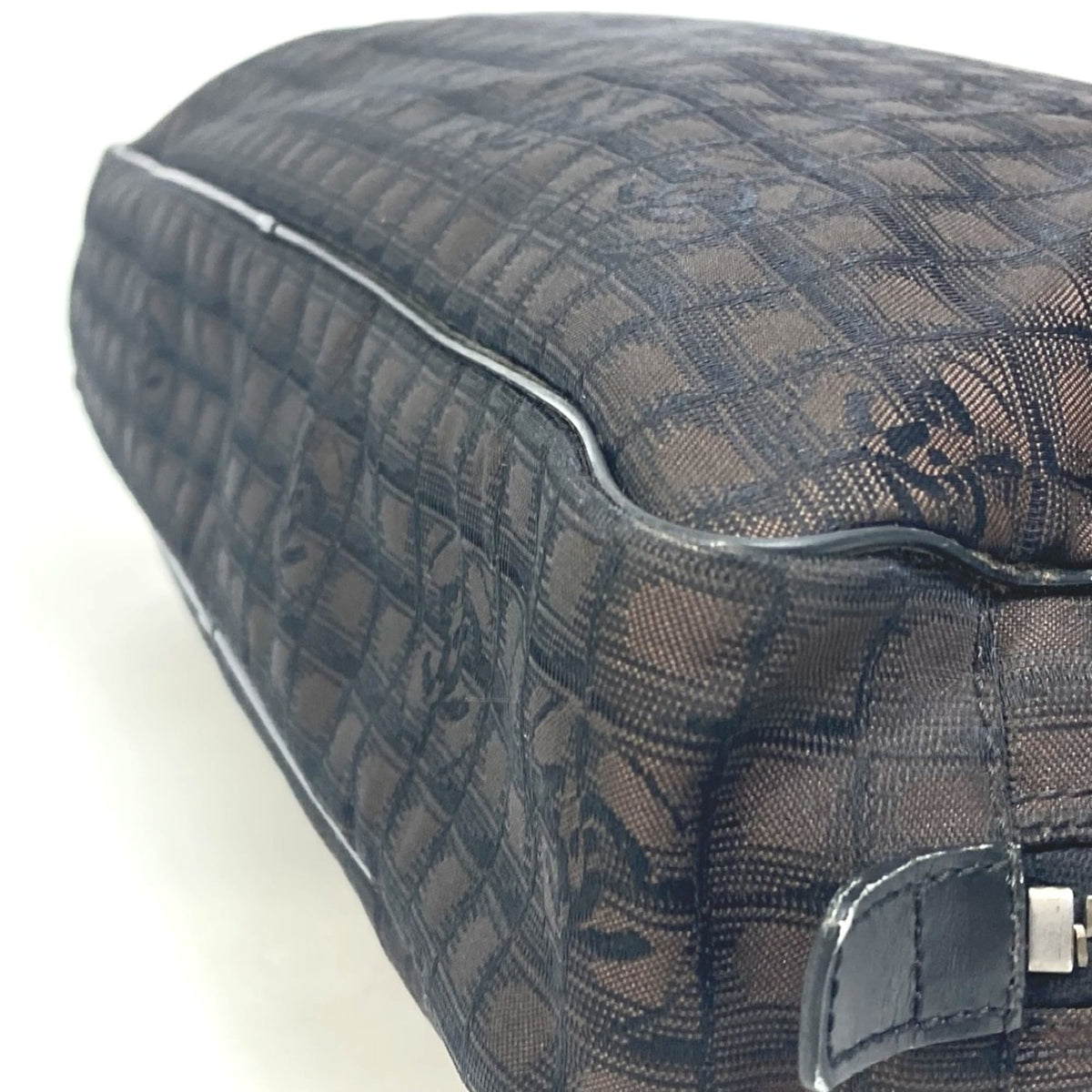 Chanel Brown Cloth Briefcase (Pre-Owned)