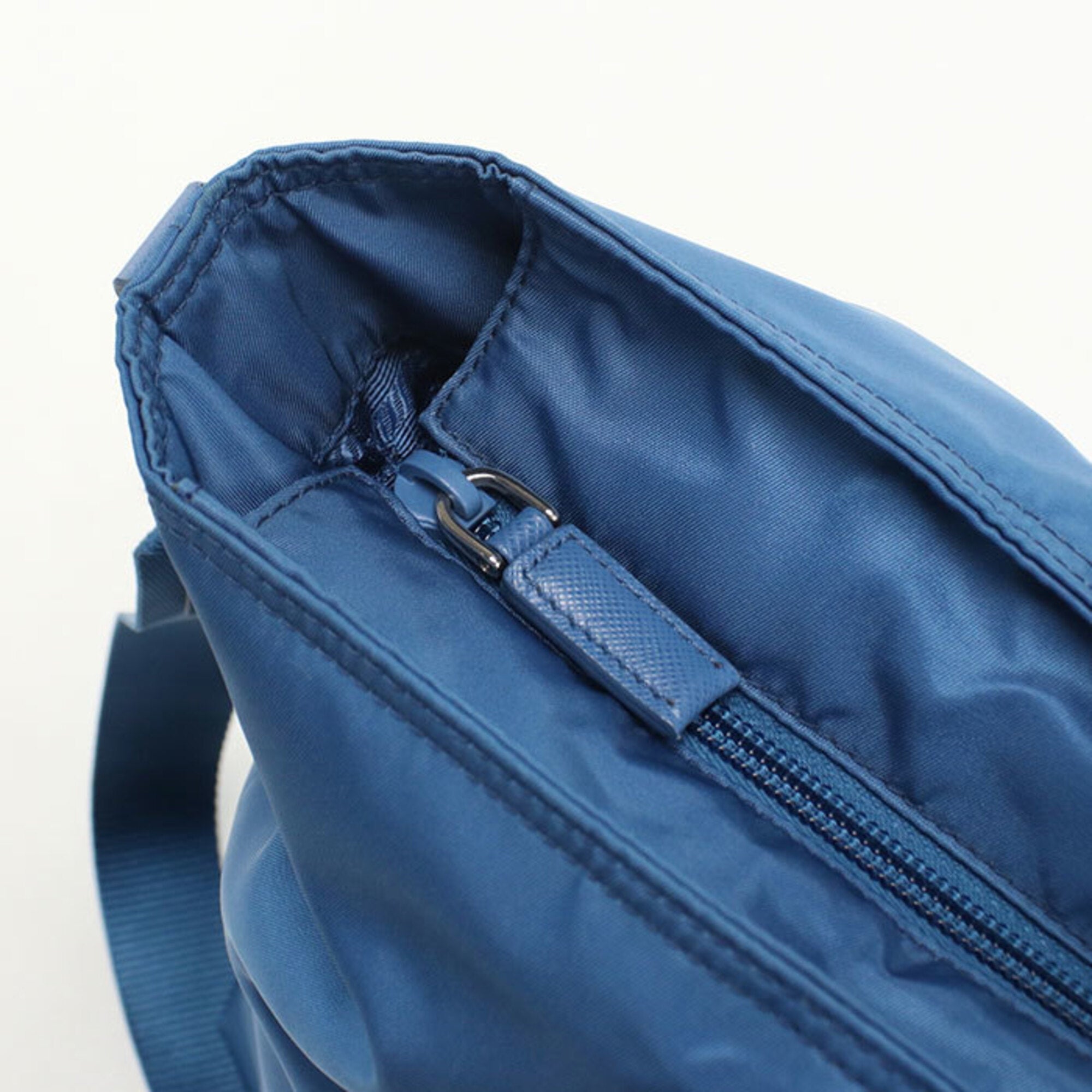 Prada Blue Nylon Tote Bag (Pre-Owned)