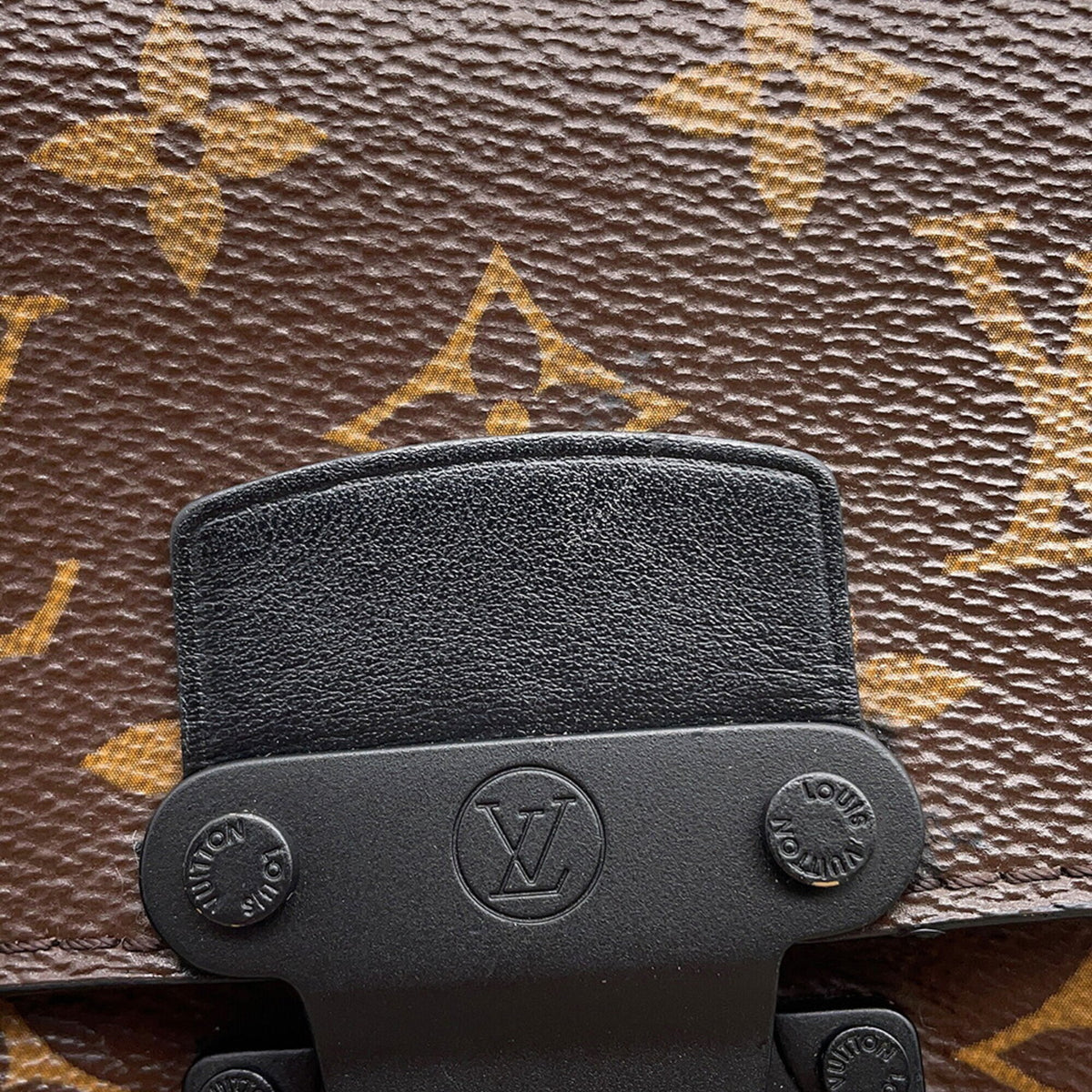 Louis Vuitton Monogram Macassar Black Monogram Macassar Noir Handbag Shoulder Bag (Pre-Owned)