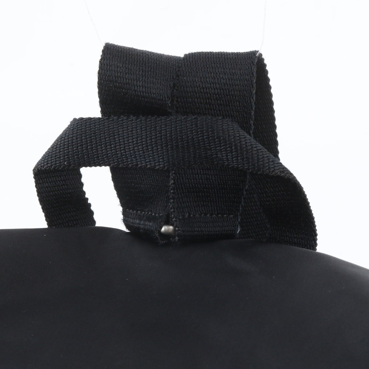 Prada Black Leather Nylon Backpack (Pre-Owned)