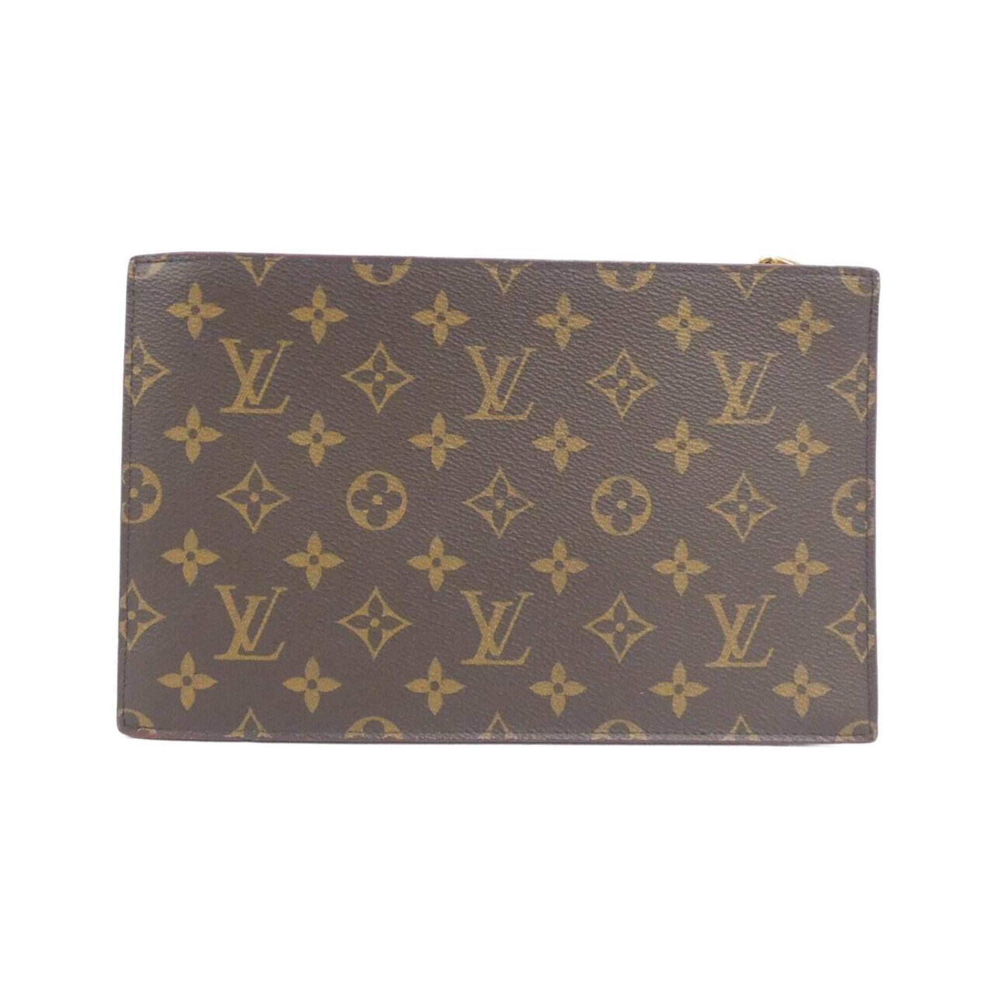 Louis Vuitton Monogram Marron Coated Canvas Handbag (Pre-Owned)