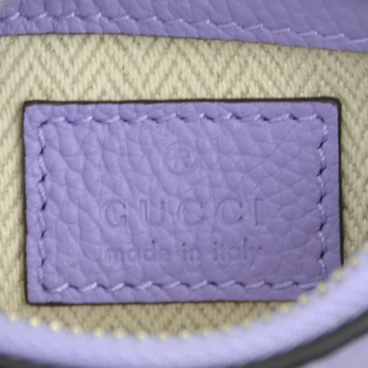 Gucci Purple Leather Shoulder Bag (Pre-Owned)