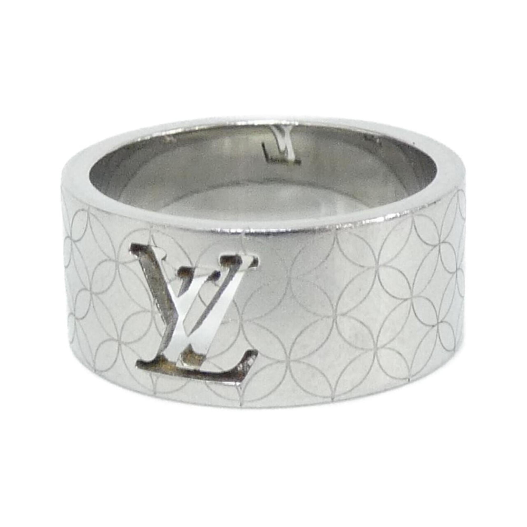 Louis Vuitton Silver Band Ring (Pre-Owned)