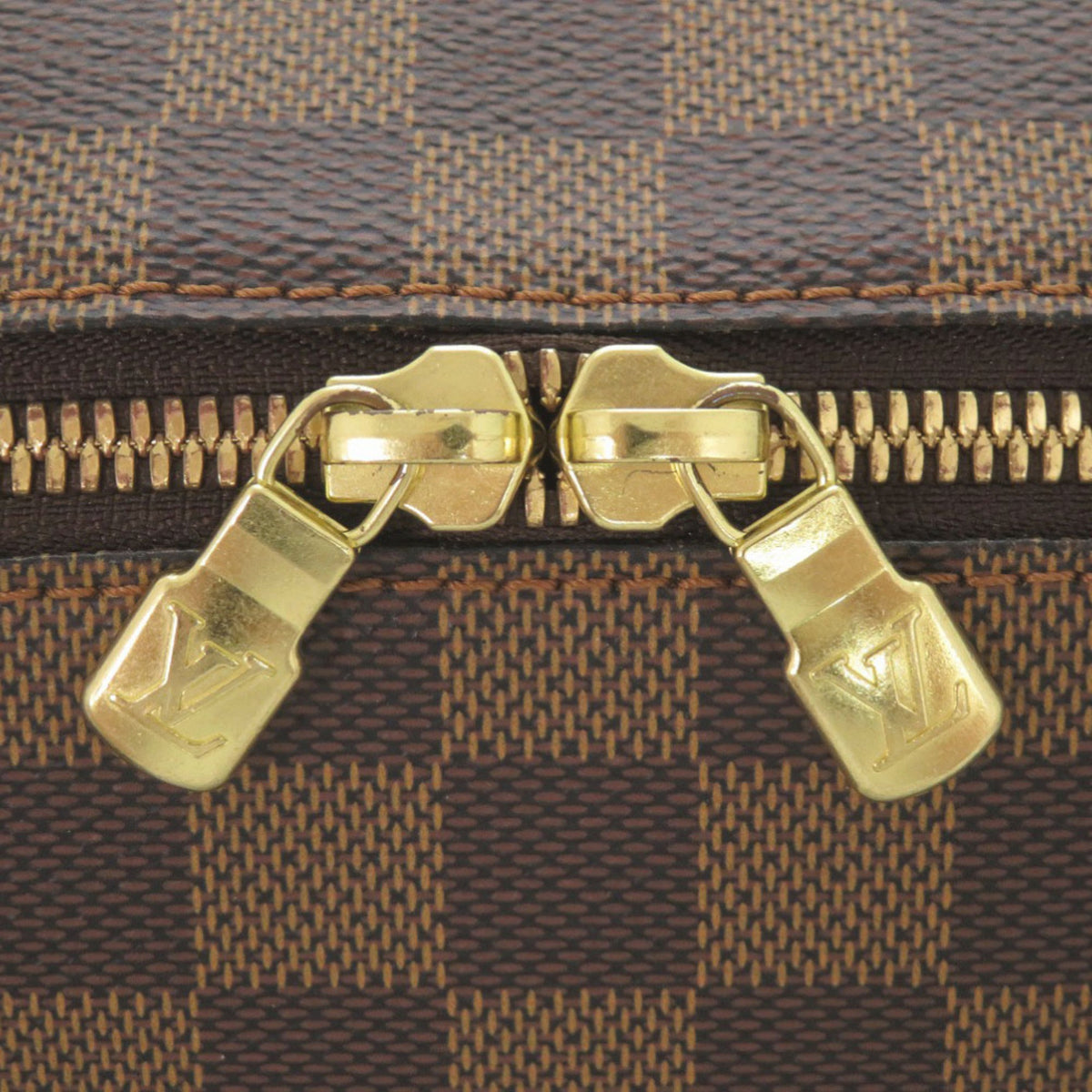 Louis Vuitton Damier Canvas Ebene Damier Canvas Handbag (Pre-Owned)