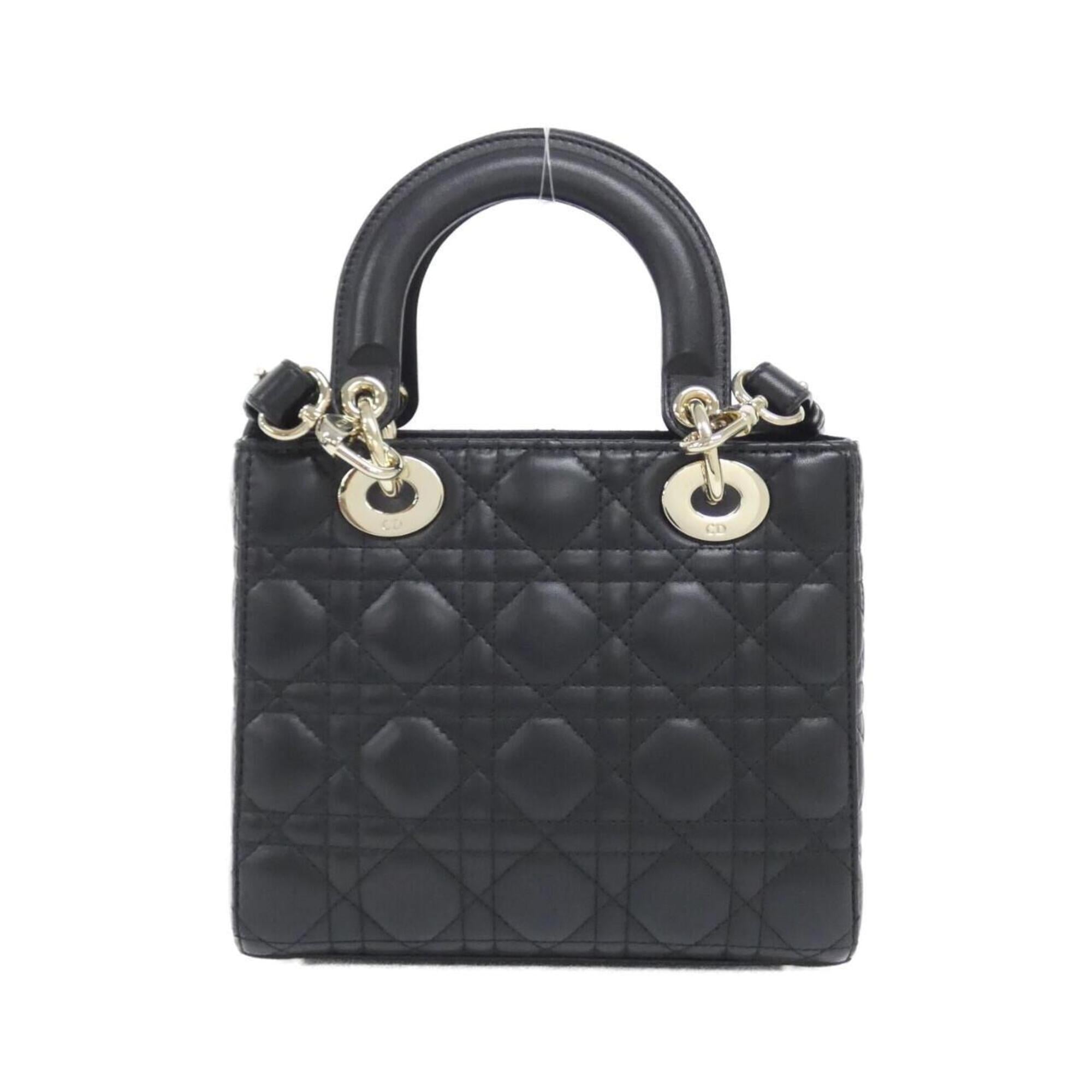 Christian Dior Black Leather Handbag (Pre-Owned)