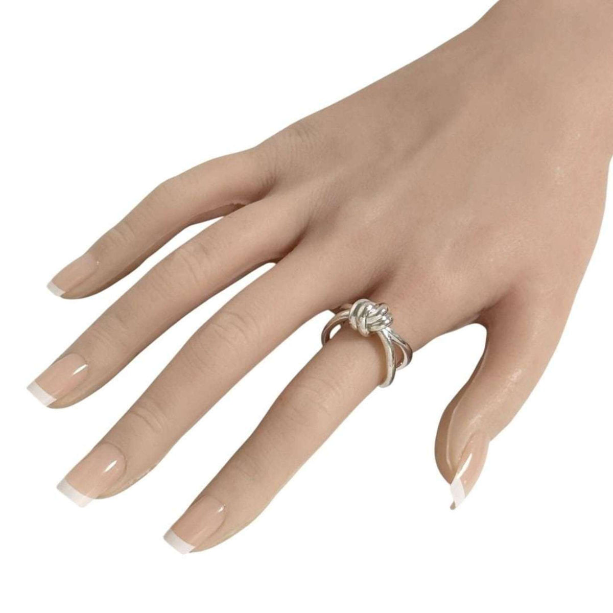 Bottega Veneta Silver Silver 925 Band Ring (Pre-Owned)