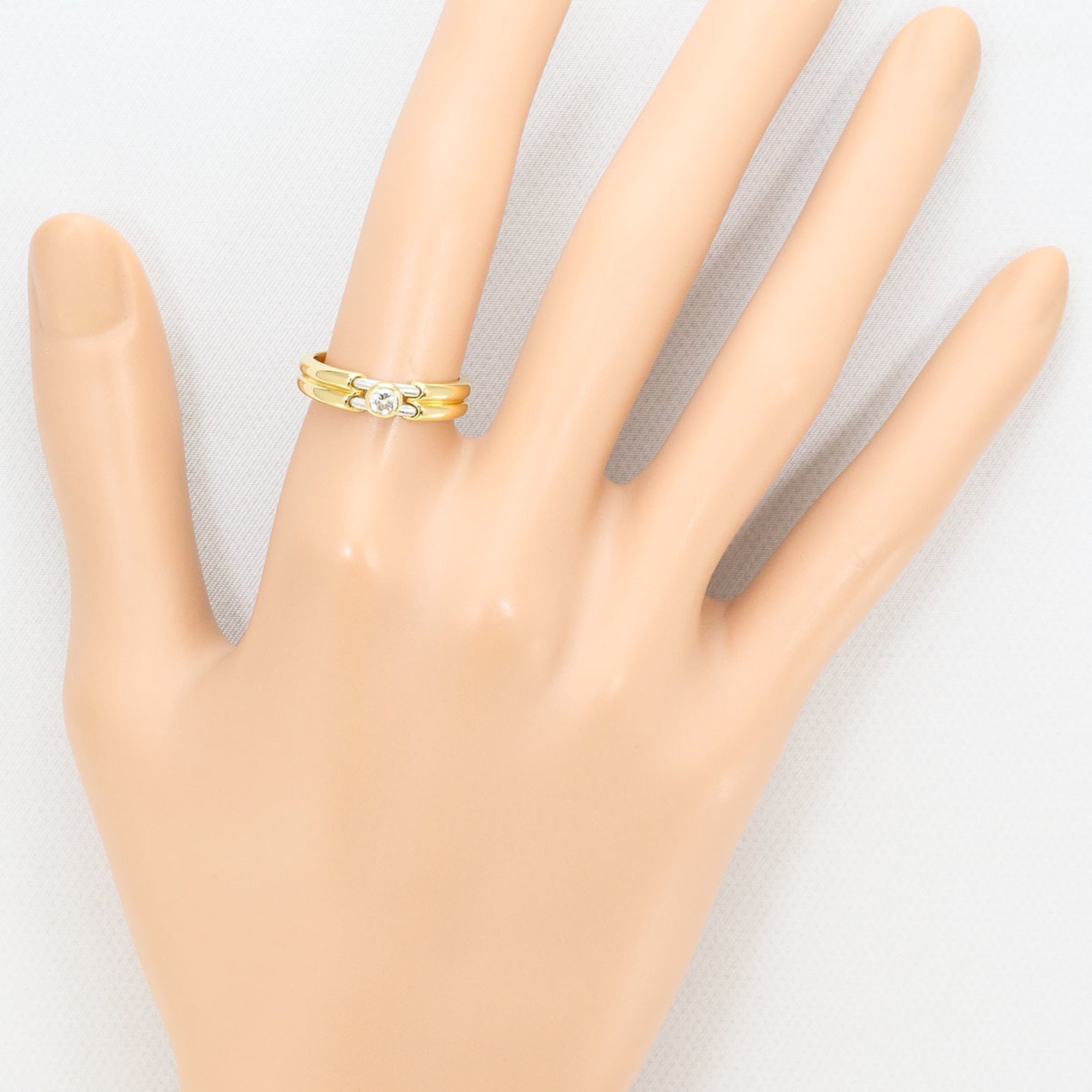 Unbranded Platinum Yellow Gold Yellow Gold (18K) Platinum Band Ring (Pre-Owned)