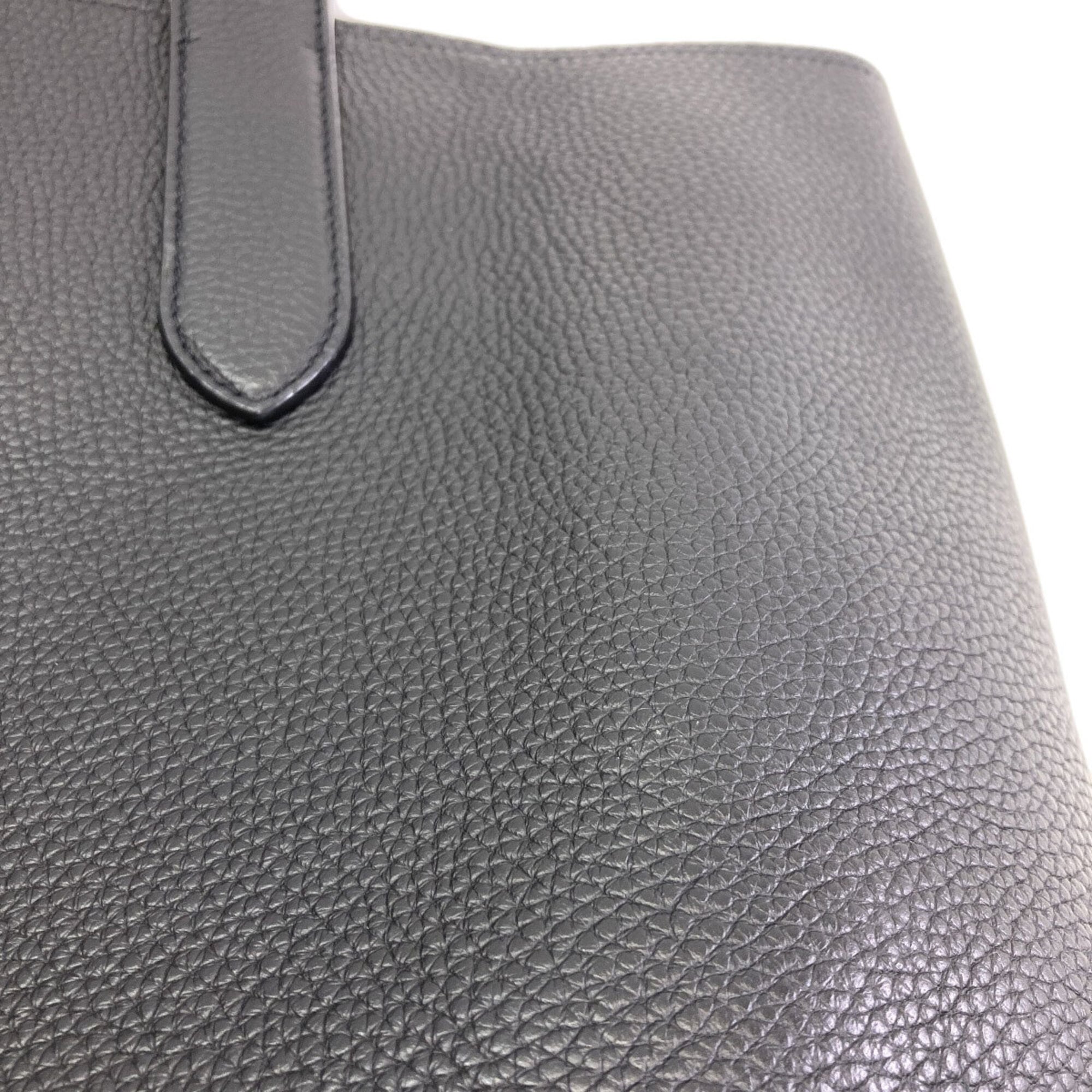 Louis Vuitton Taurillon Black Leather Tote Bag (Pre-Owned)