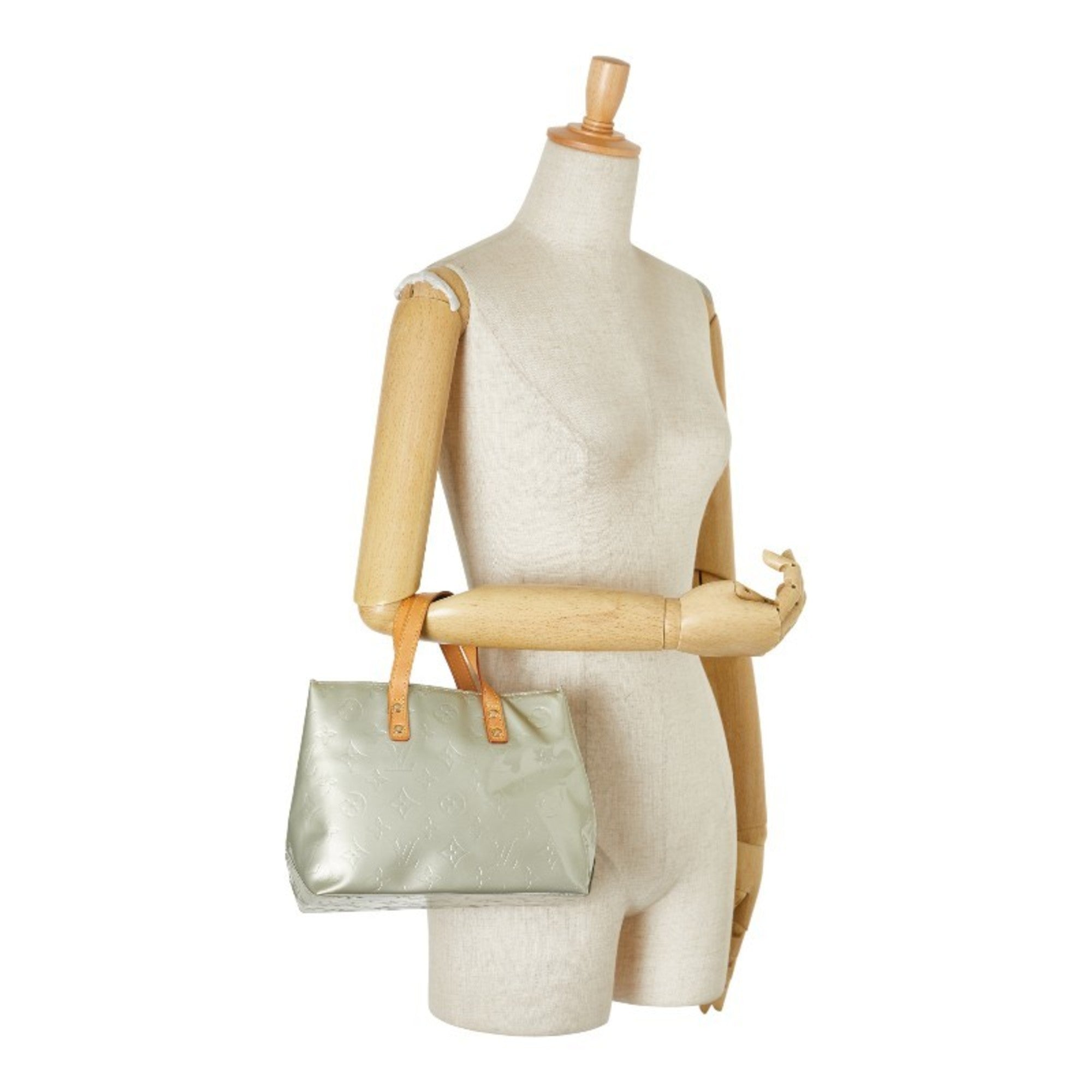 Louis Vuitton Monogram Vernis Gris Patent Leather Handbag (Pre-Owned)