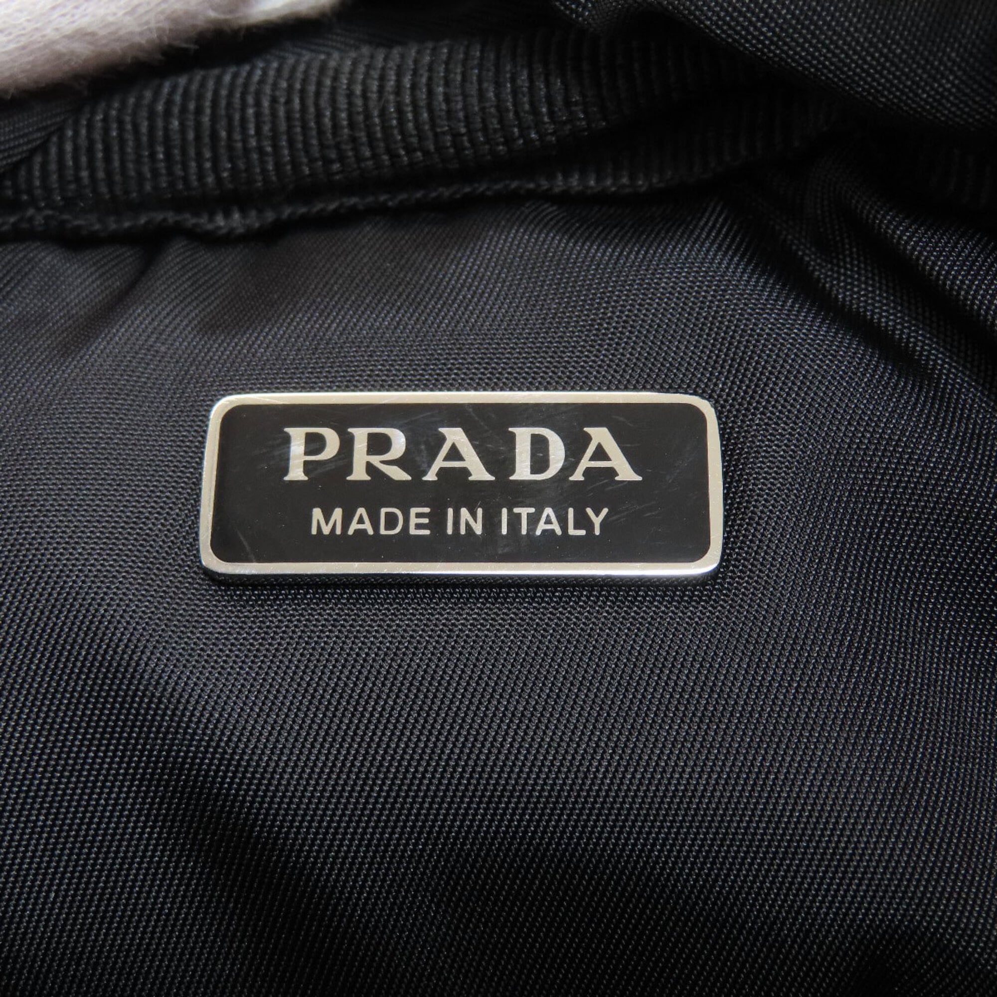 Prada Red Color Nylon Handbag (Pre-Owned)