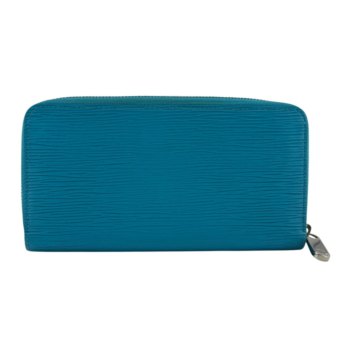 Louis Vuitton Turquoise Leather Long Wallet (Bi-Fold) (Pre-Owned)