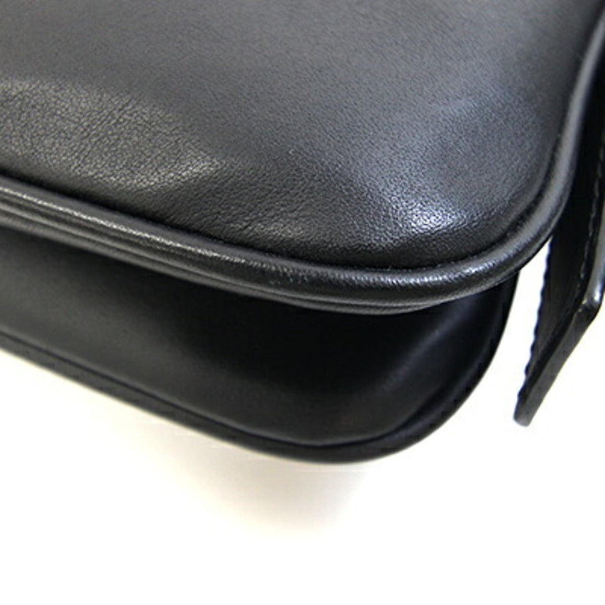 Tod's Black Leather Pochette Shoulder Bag (Pre-Owned)
