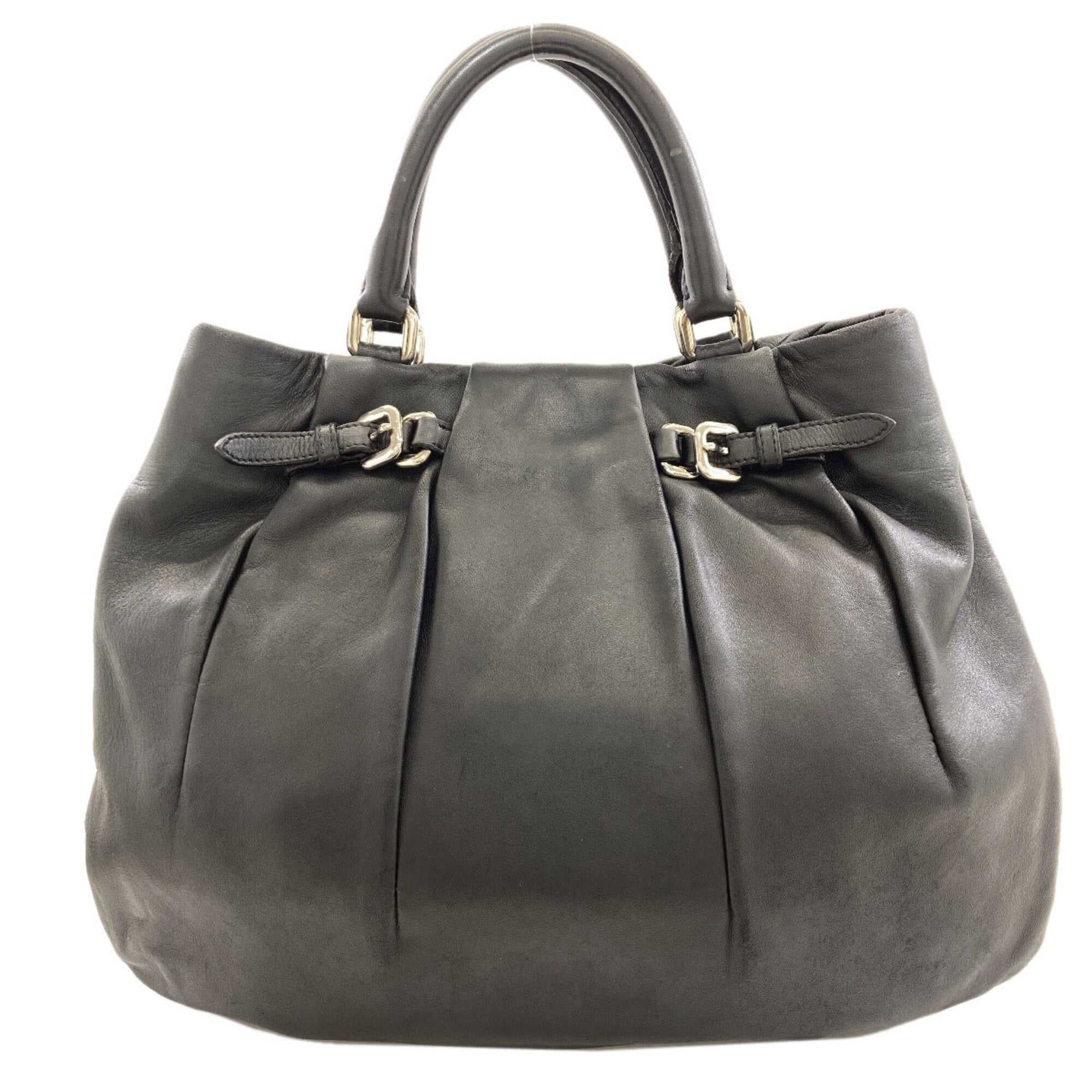 Prada Black Leather Handbag (Pre-Owned)