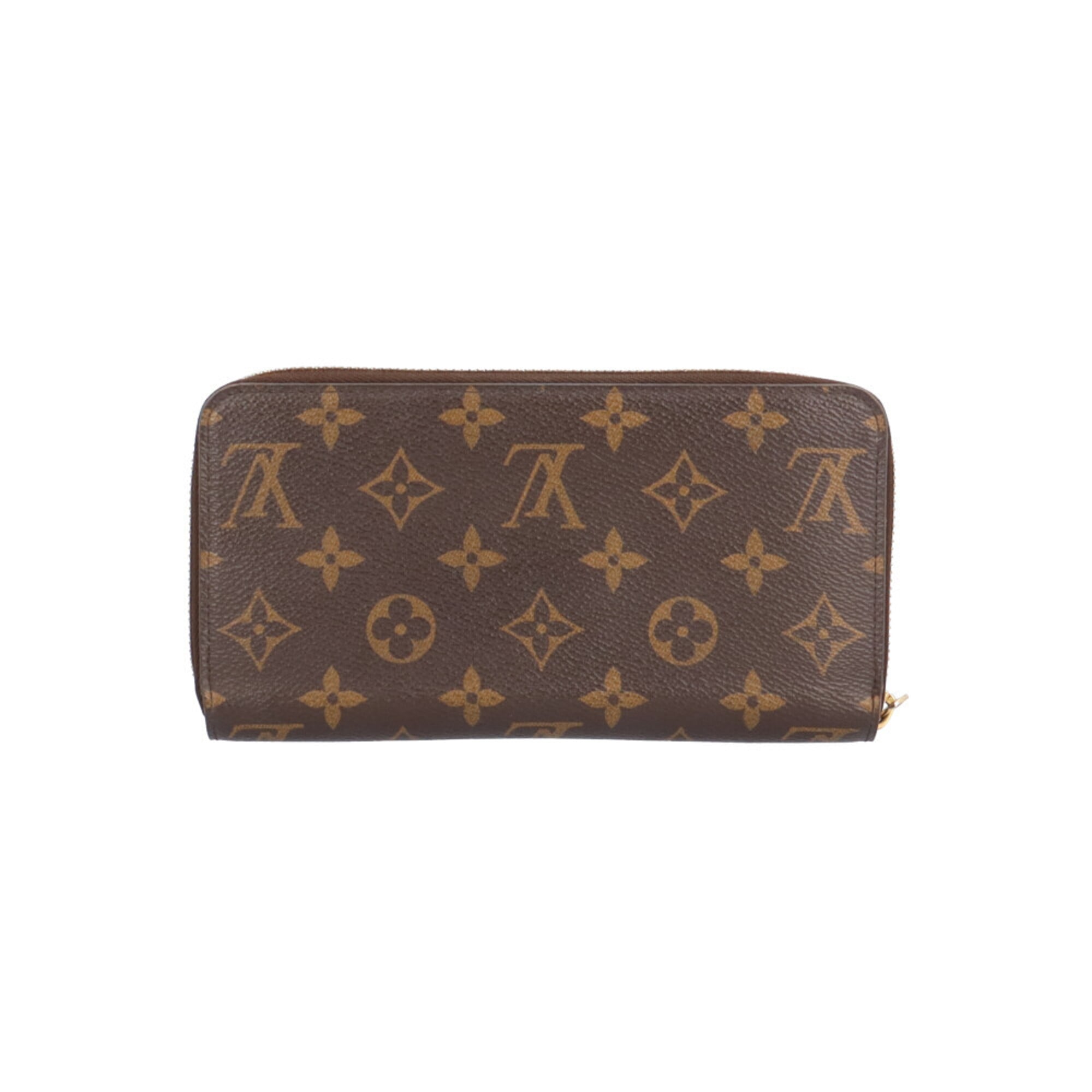 Louis Vuitton Monogram Brown Fuchsia Monogram Canvas Long Wallet (Bi-Fold) (Pre-Owned)