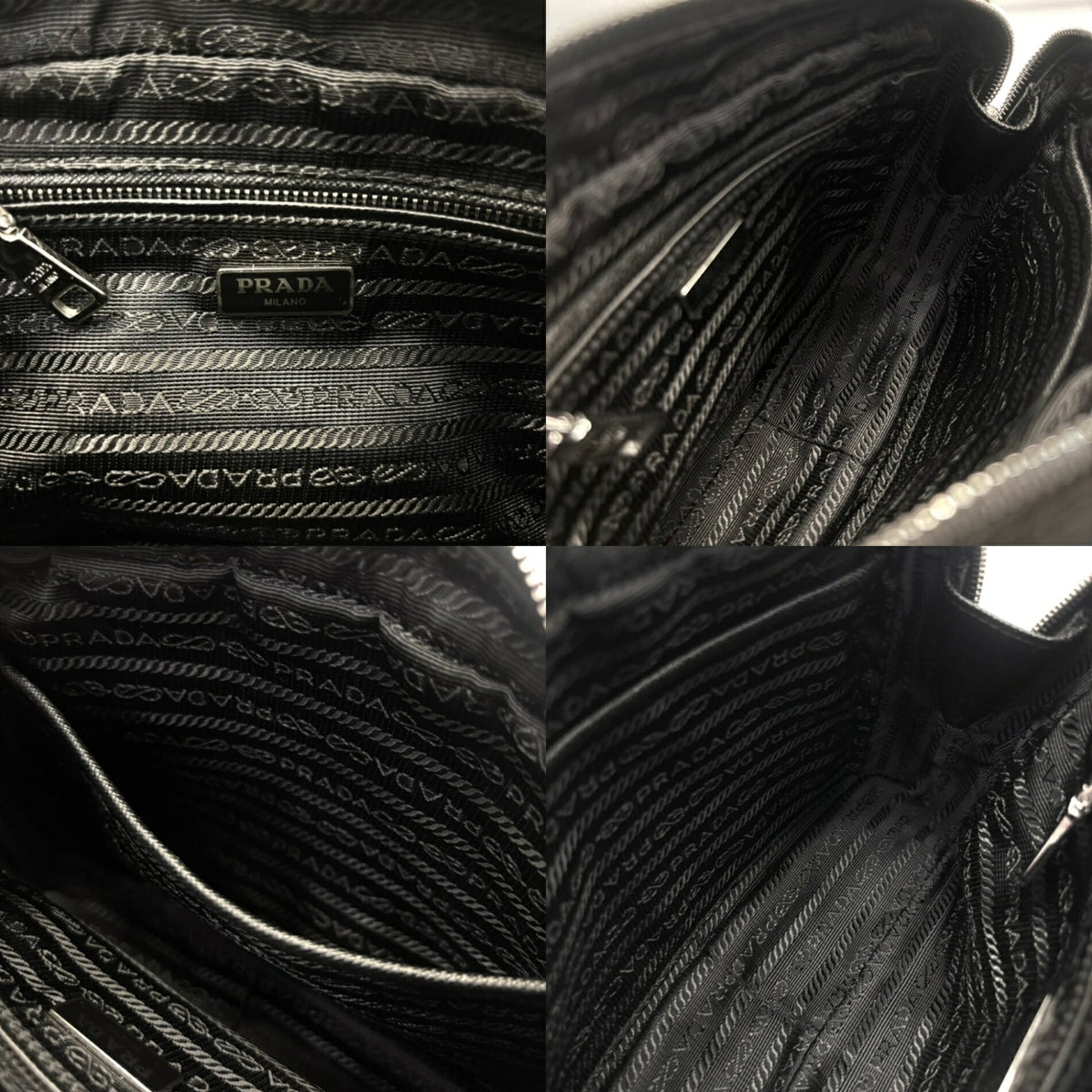 Prada Black Nylon Shoulder Bag (Pre-Owned)