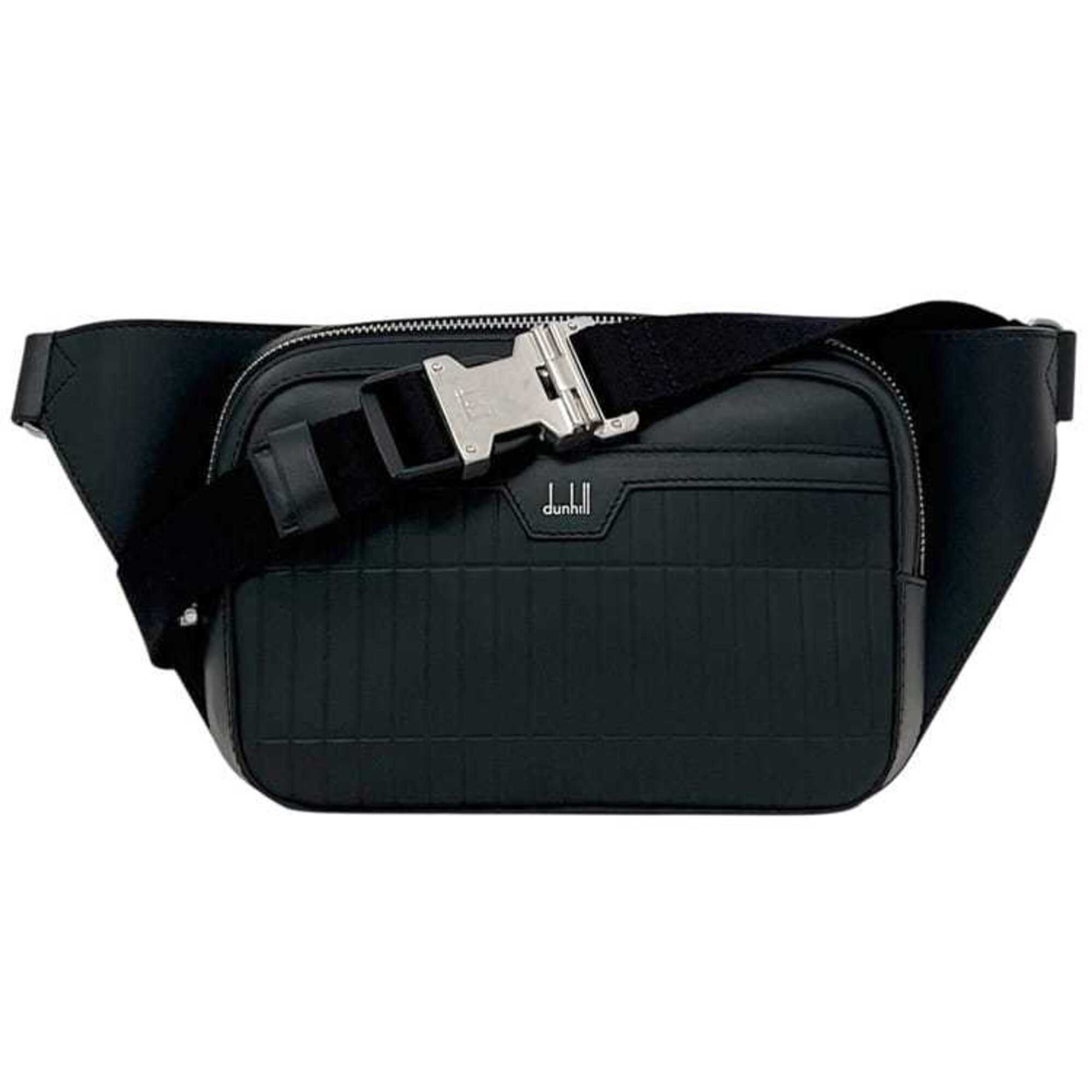 Dunhill Black Leather Sling Bag (Pre-Owned)