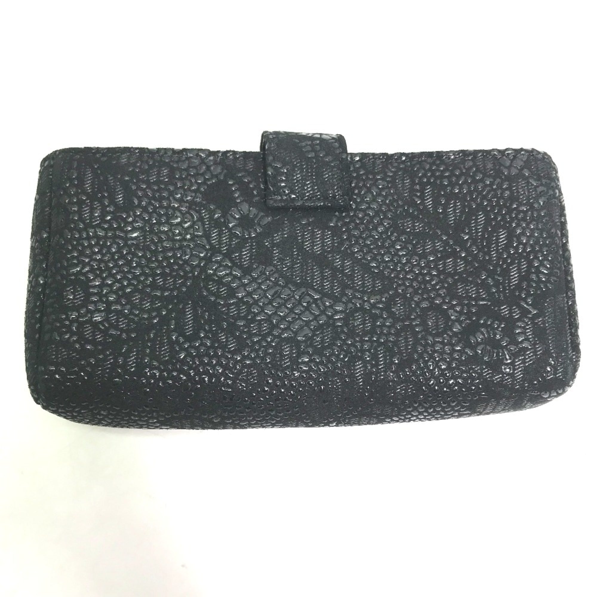 Chanel Black Leather Pouch (Pre-Owned)