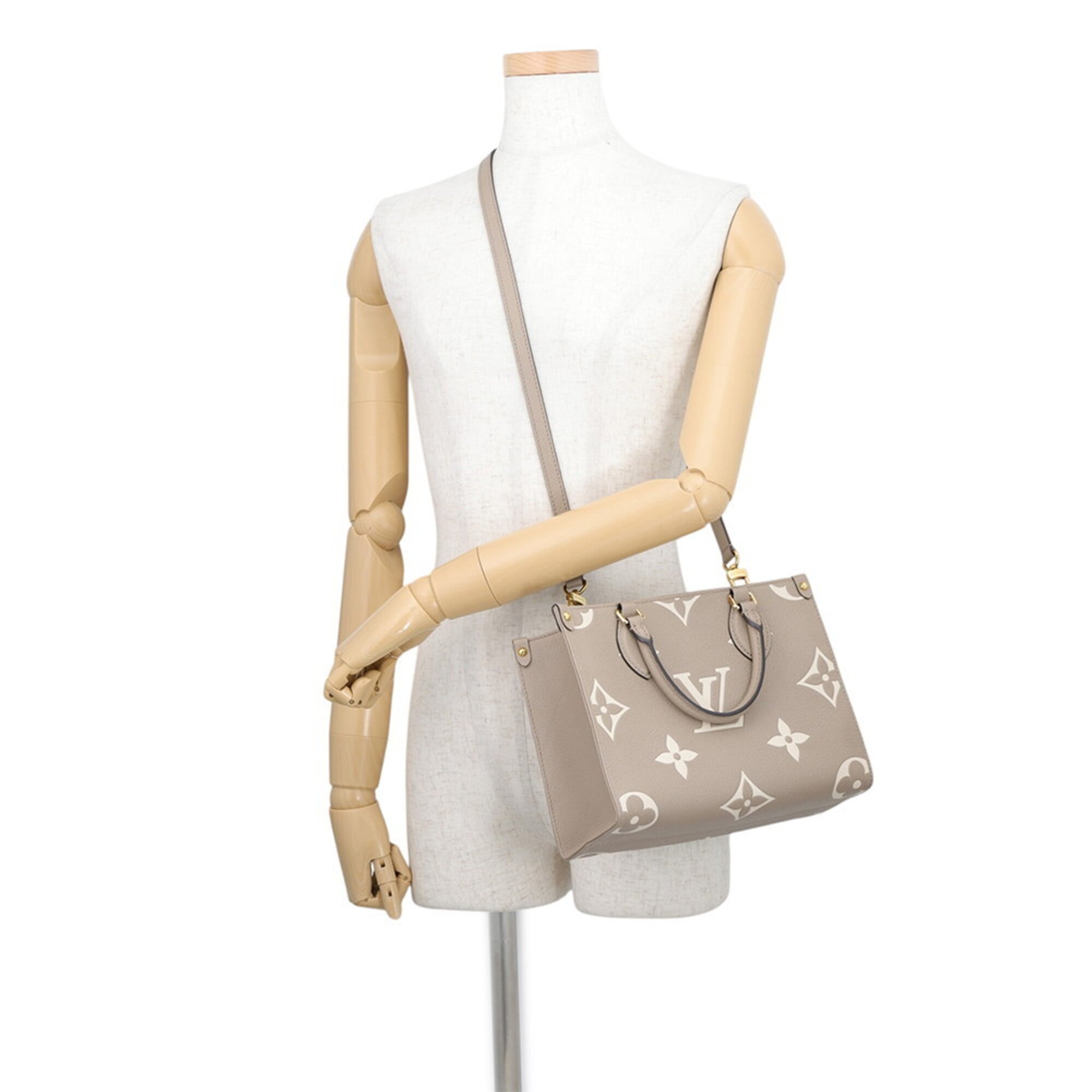 Louis Vuitton Monogram Empreinte Tourterelle Monogram Empreinte Handbag Shoulder Bag Tote Bag (Pre-Owned)