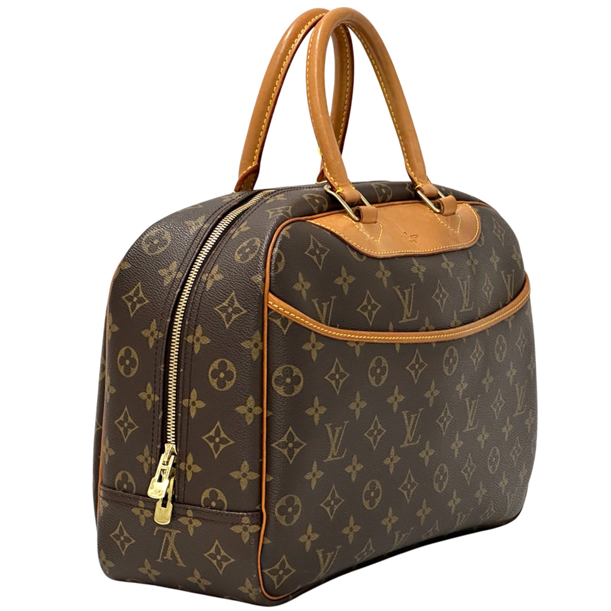 Louis Vuitton Brown Monogram Canvas Handbag (Pre-Owned)