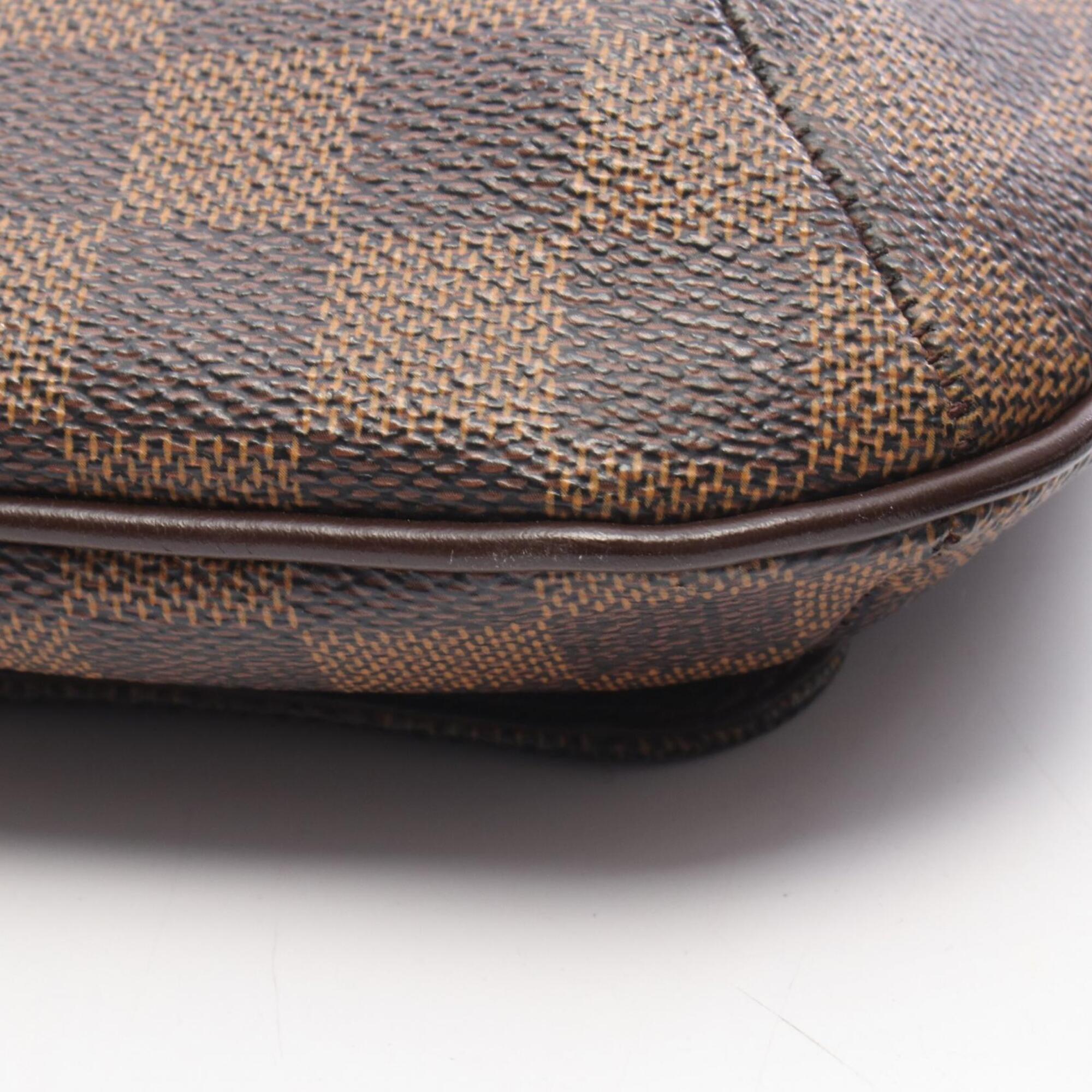 Louis Vuitton Brown Damier Canvas Coated Canvas Leather Handbag Shoulder Bag (Pre-Owned)