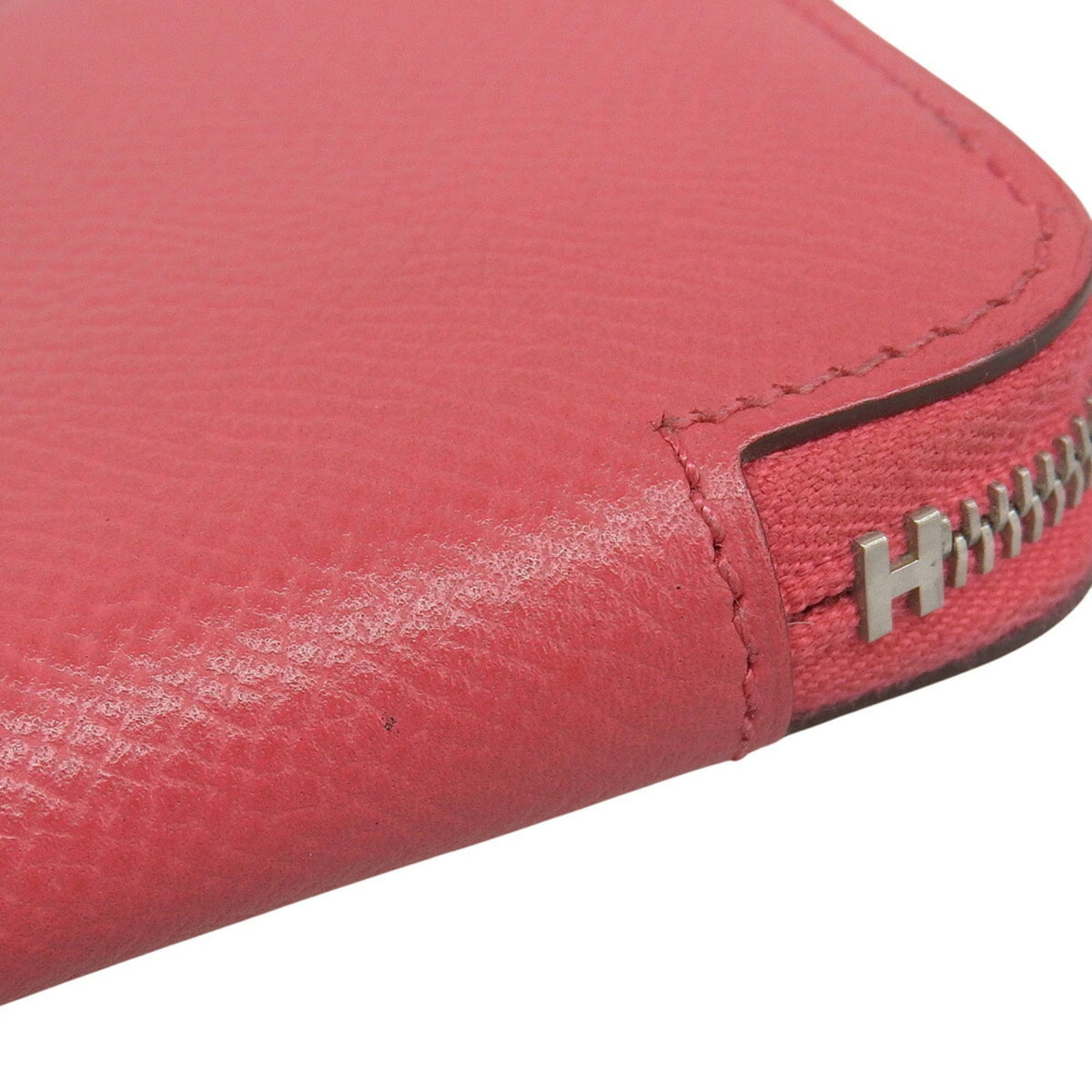 Hermes Pink Epsom Leather Coin Purse/Coin Case (Pre-Owned)